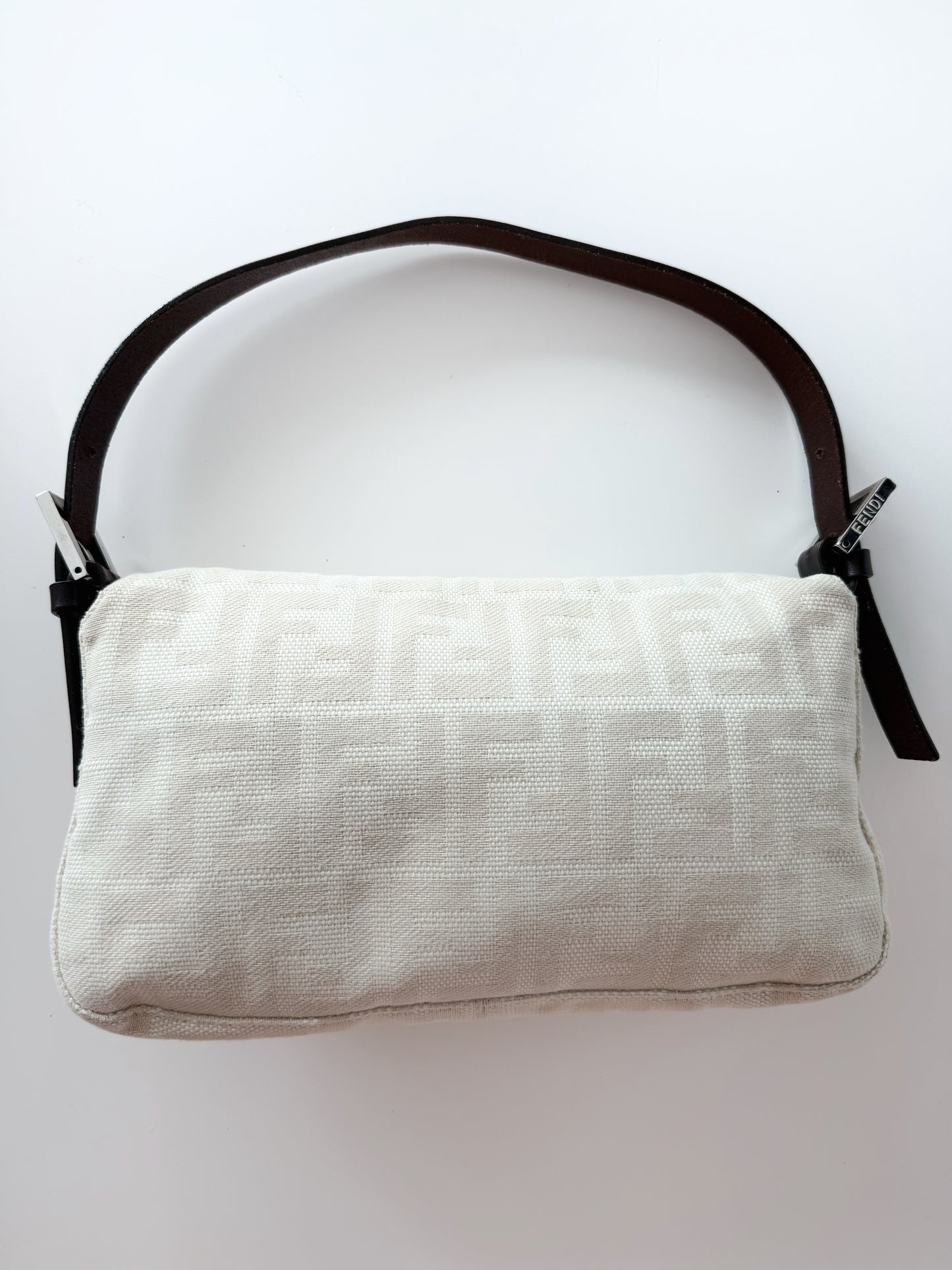 Cream Fendi Baguette