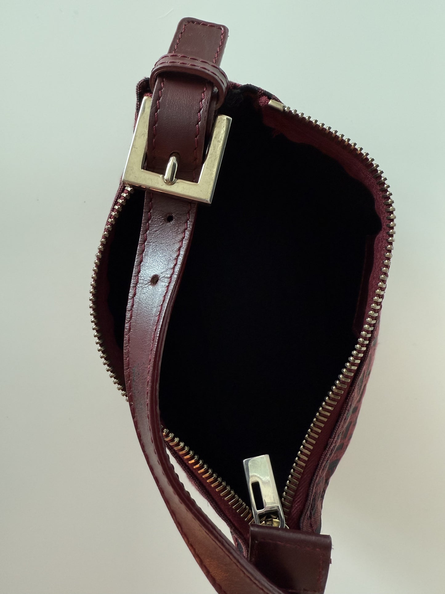 Maroon Fendi Handbag