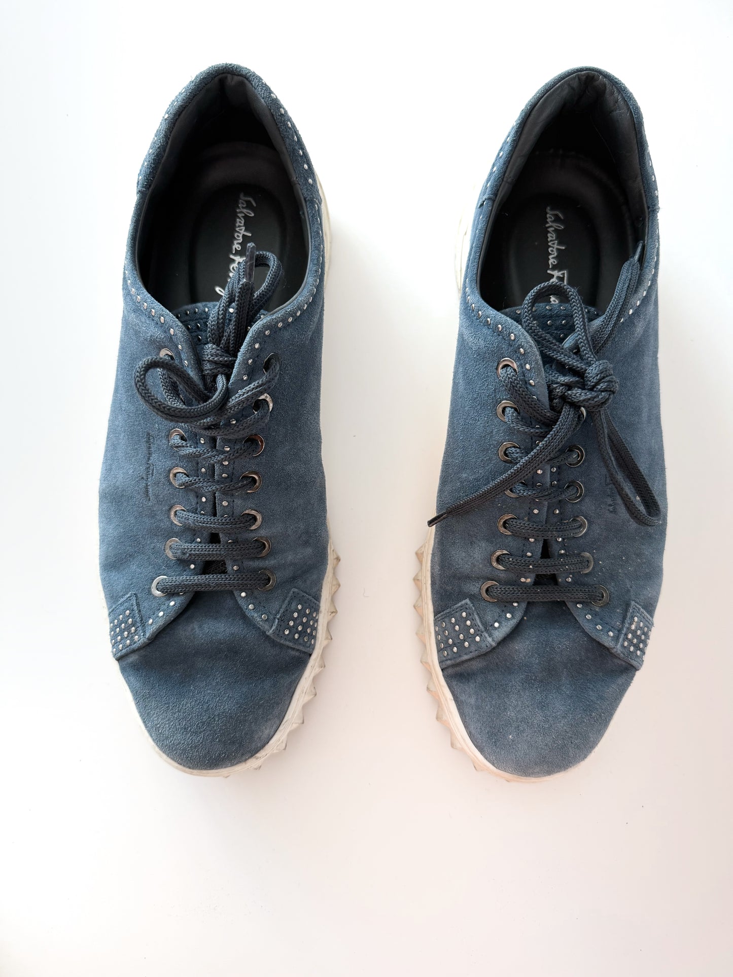Blue Ferragamo Men's Sneakers (US 10)