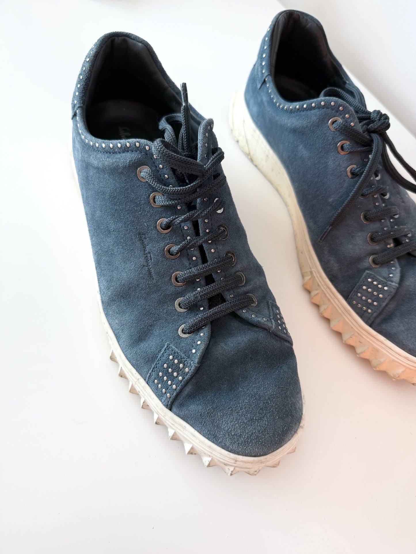 Blue Ferragamo Men's Sneakers (US 10)