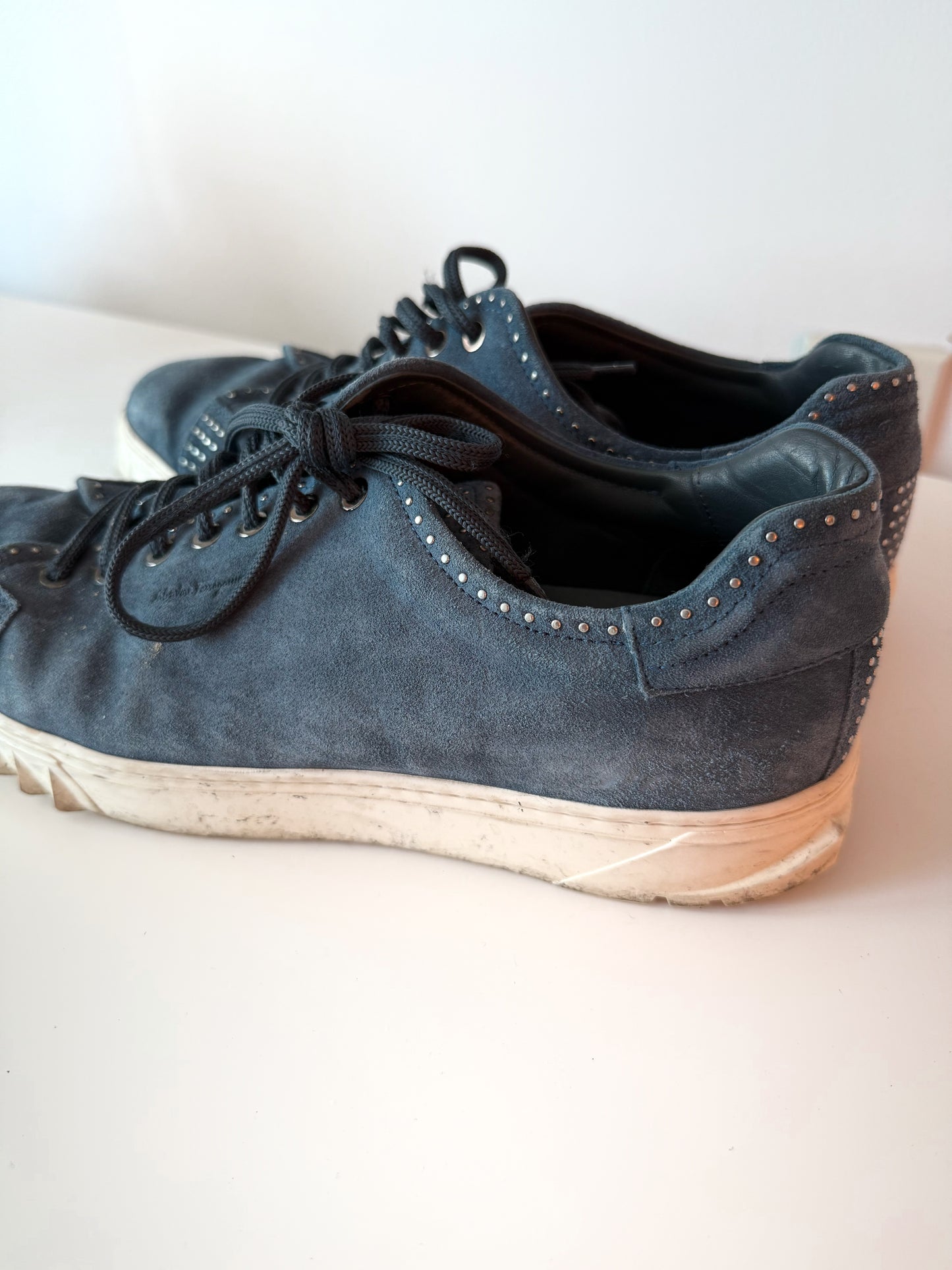 Blue Ferragamo Men's Sneakers (US 10)