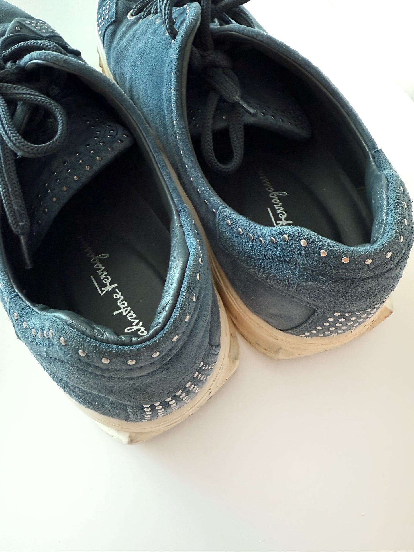 Blue Ferragamo Men's Sneakers (US 10)