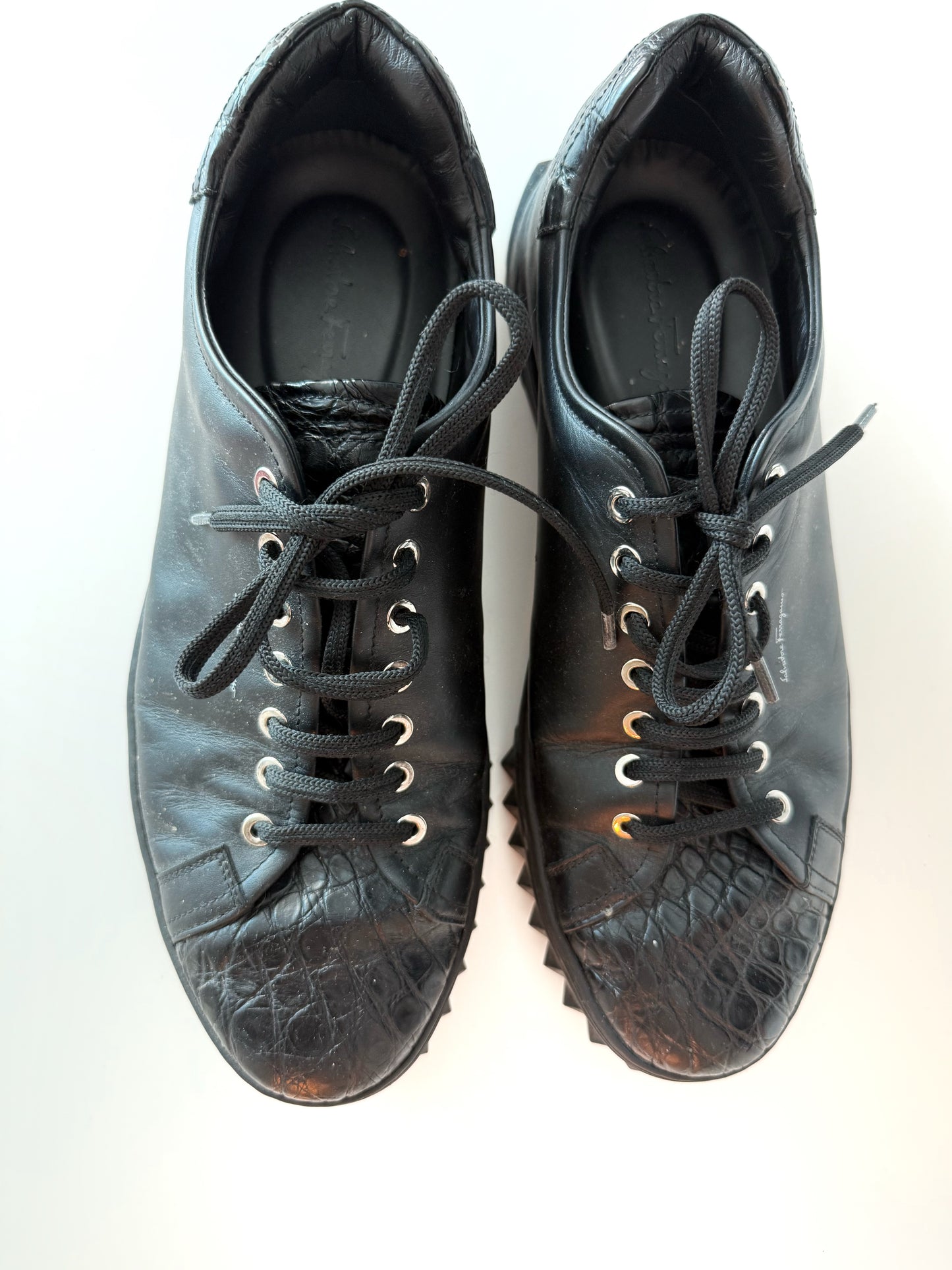 Black Ferragamo Men's Sneakers (US 10)