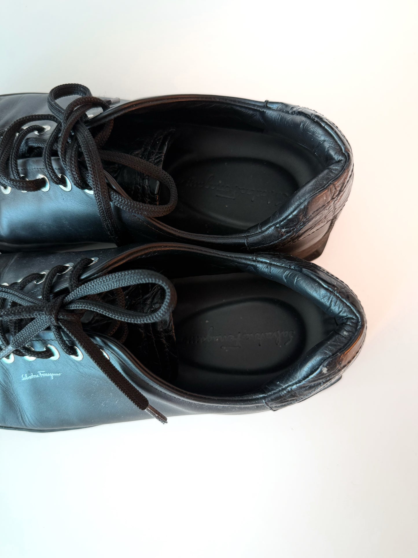 Black Ferragamo Men's Sneakers (US 10)