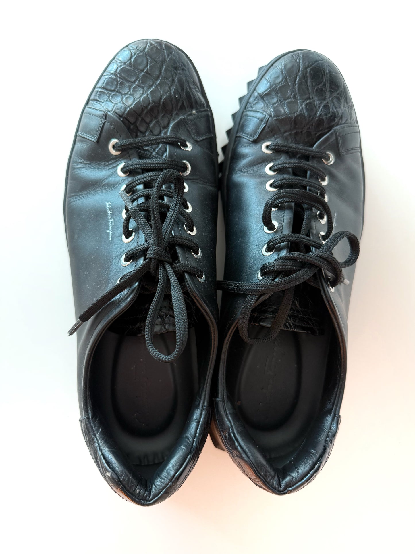 Black Ferragamo Men's Sneakers (US 10)