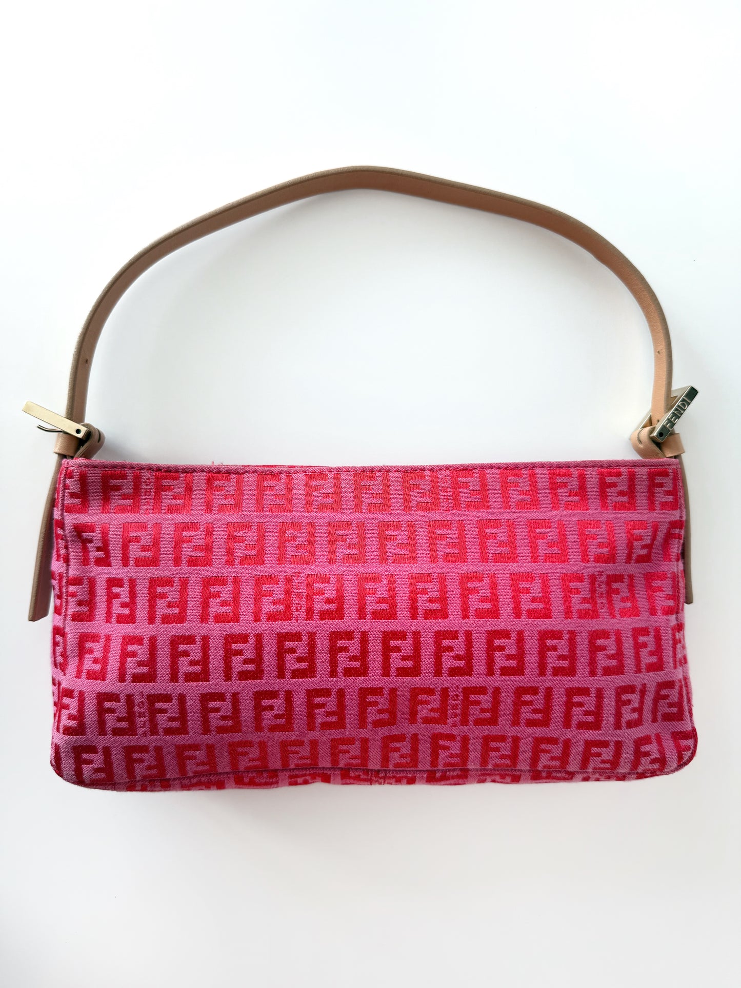 Pink and Red Fendi Monogram Bag