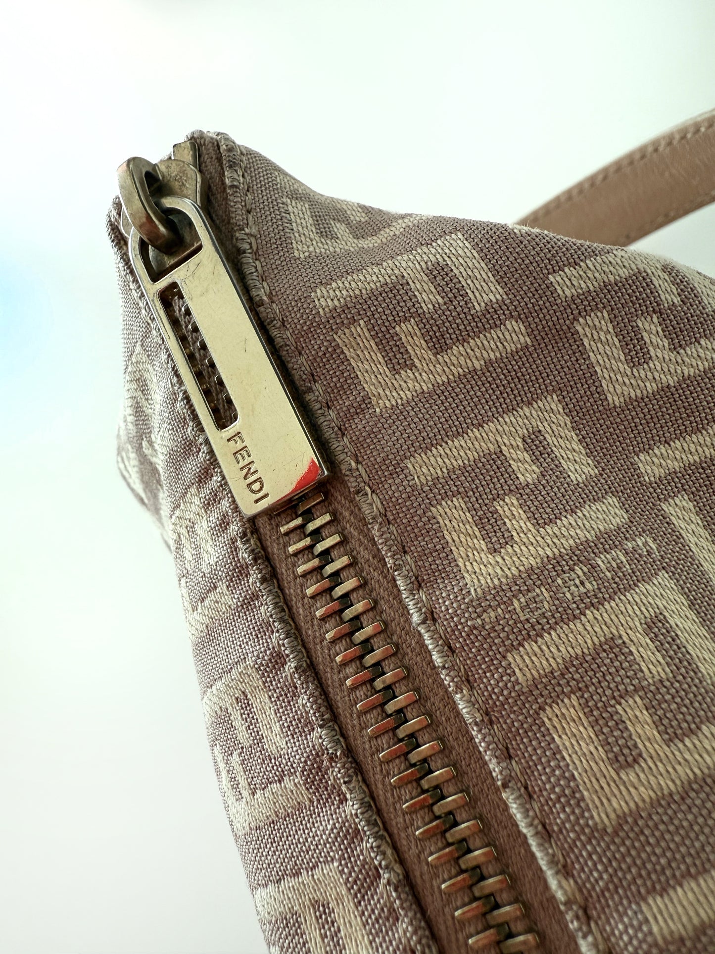 Mauve Fendi Logo Bag