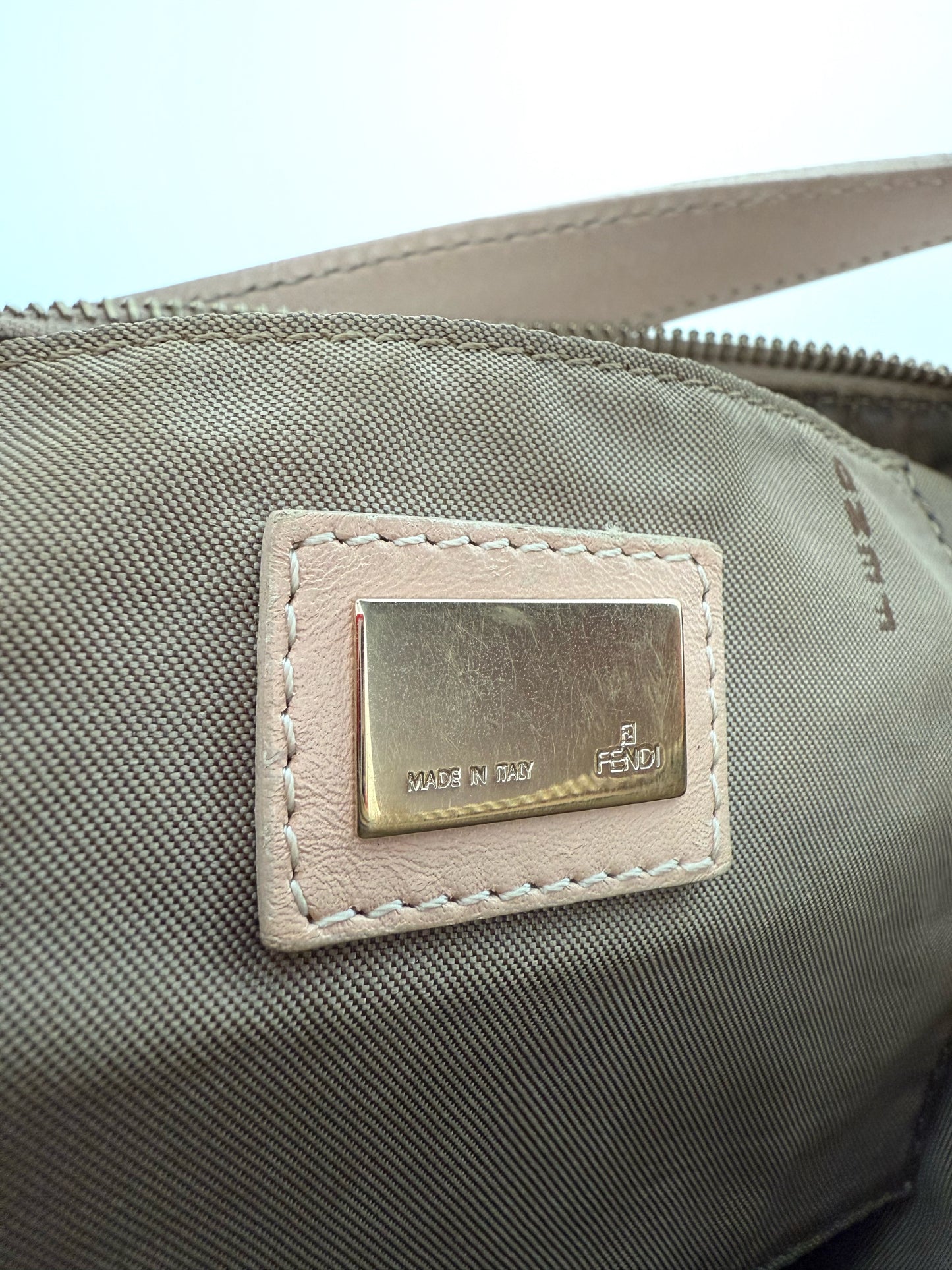 Mauve Fendi Logo Bag