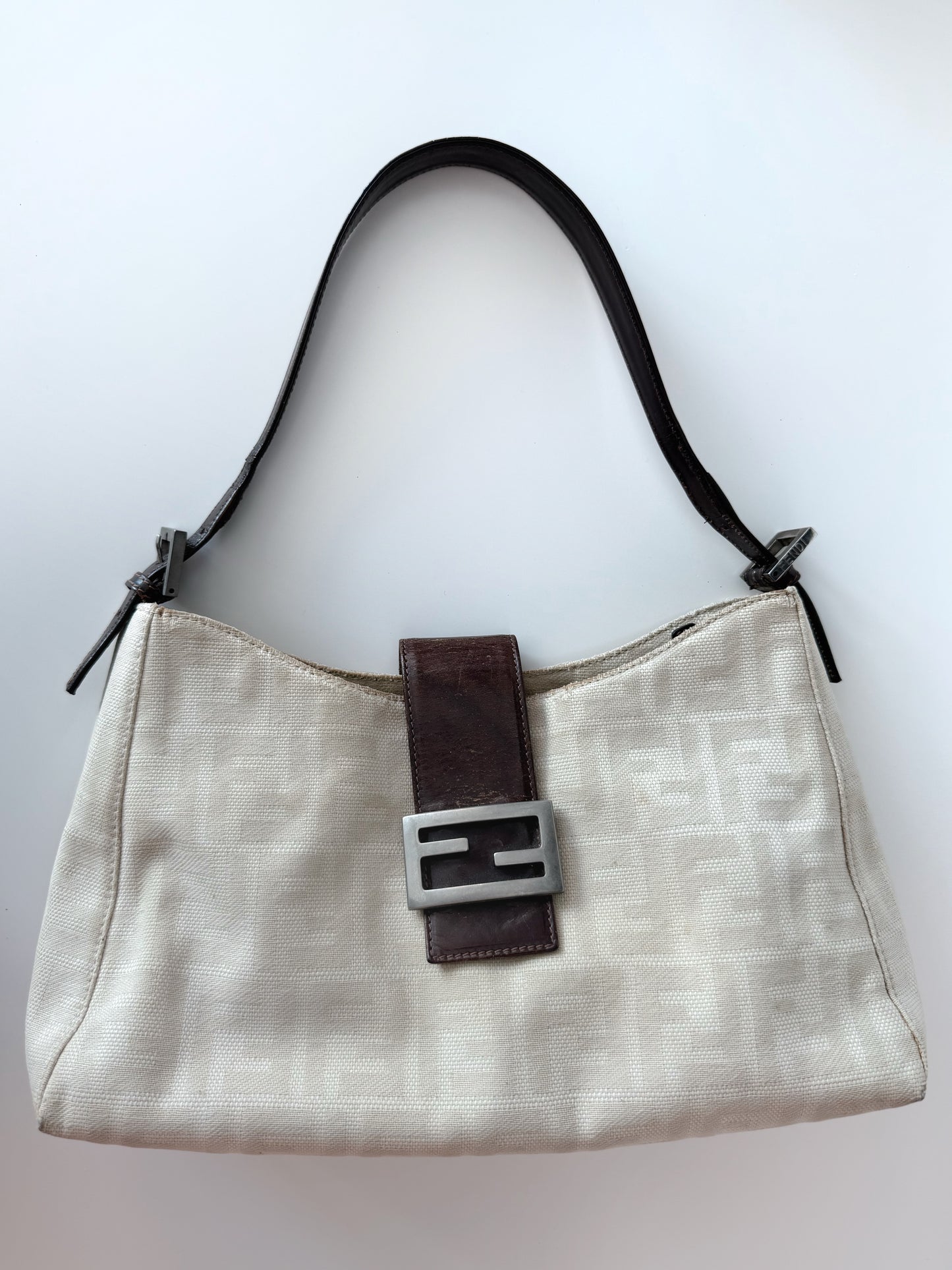 Beige Fendi Mama Baguette