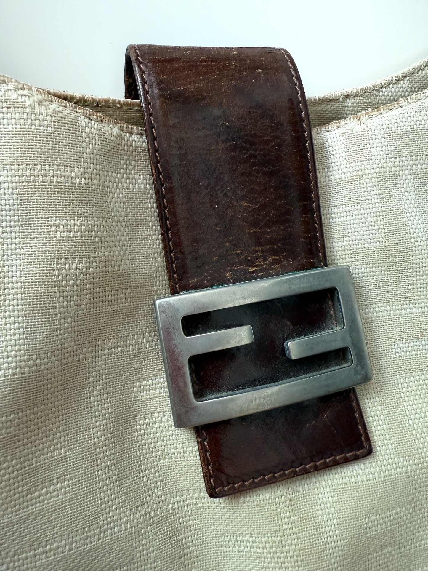Beige Fendi Mama Baguette