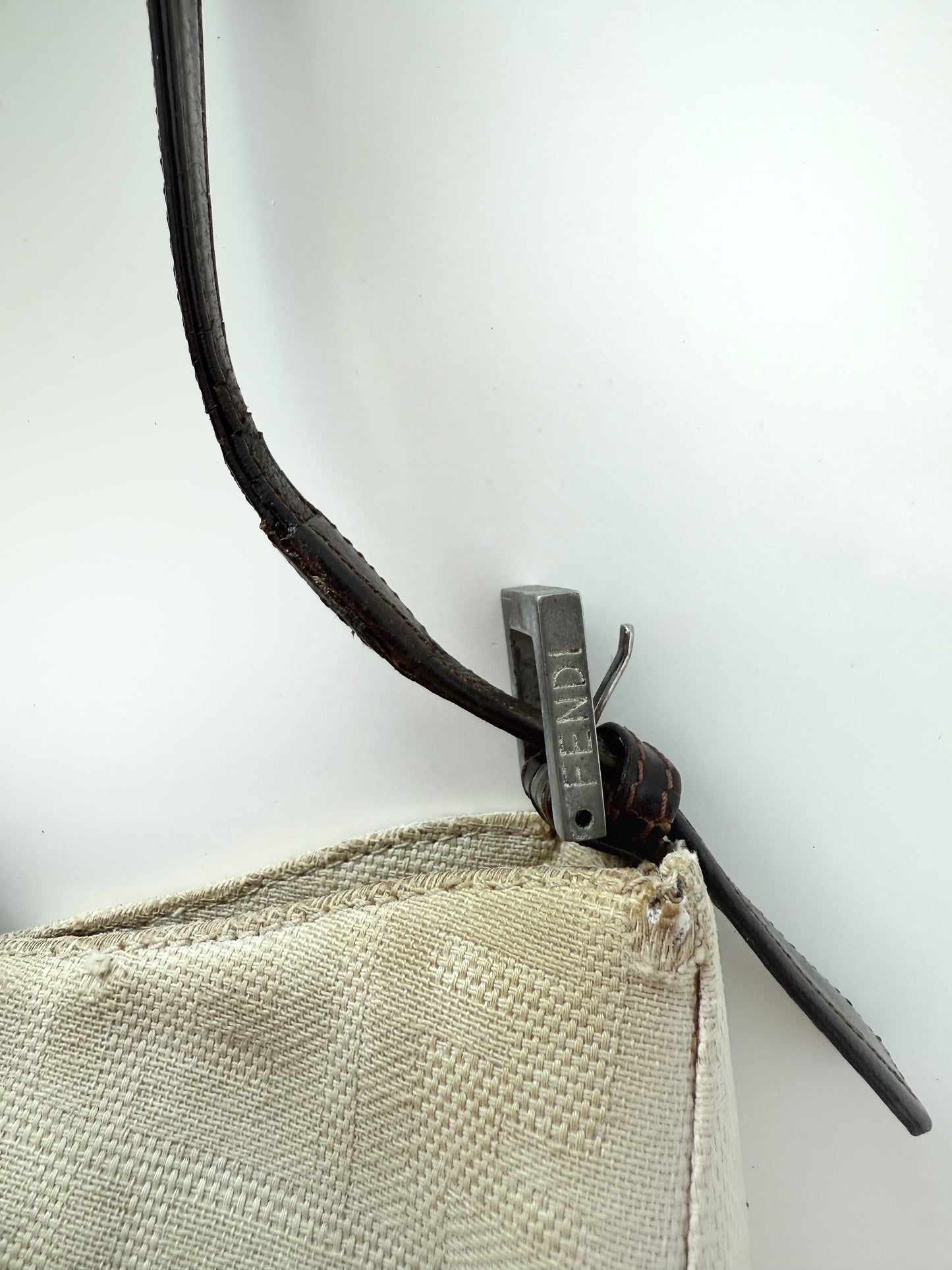 Beige Fendi Mama Baguette
