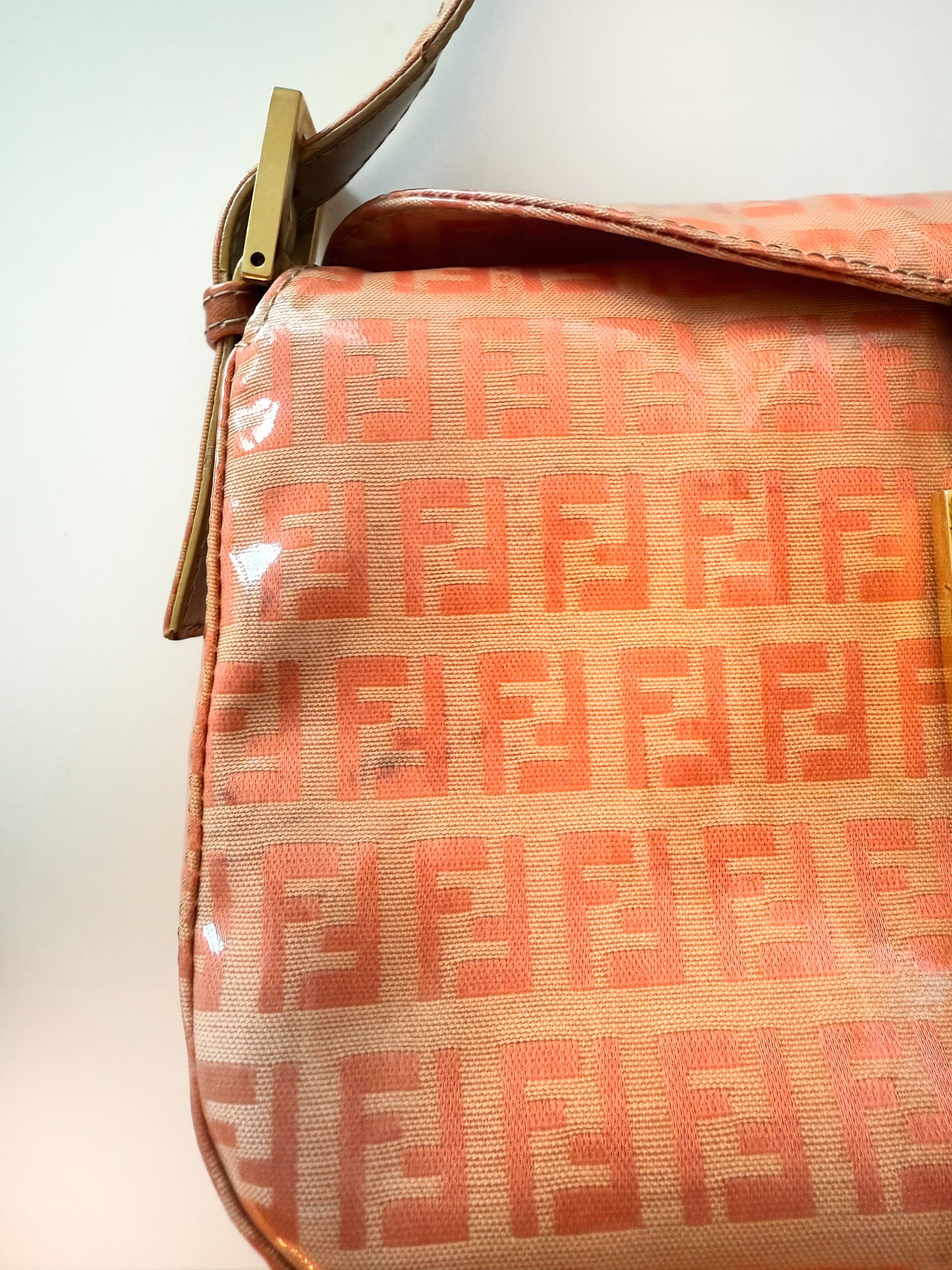 Orange Fendi Baguette
