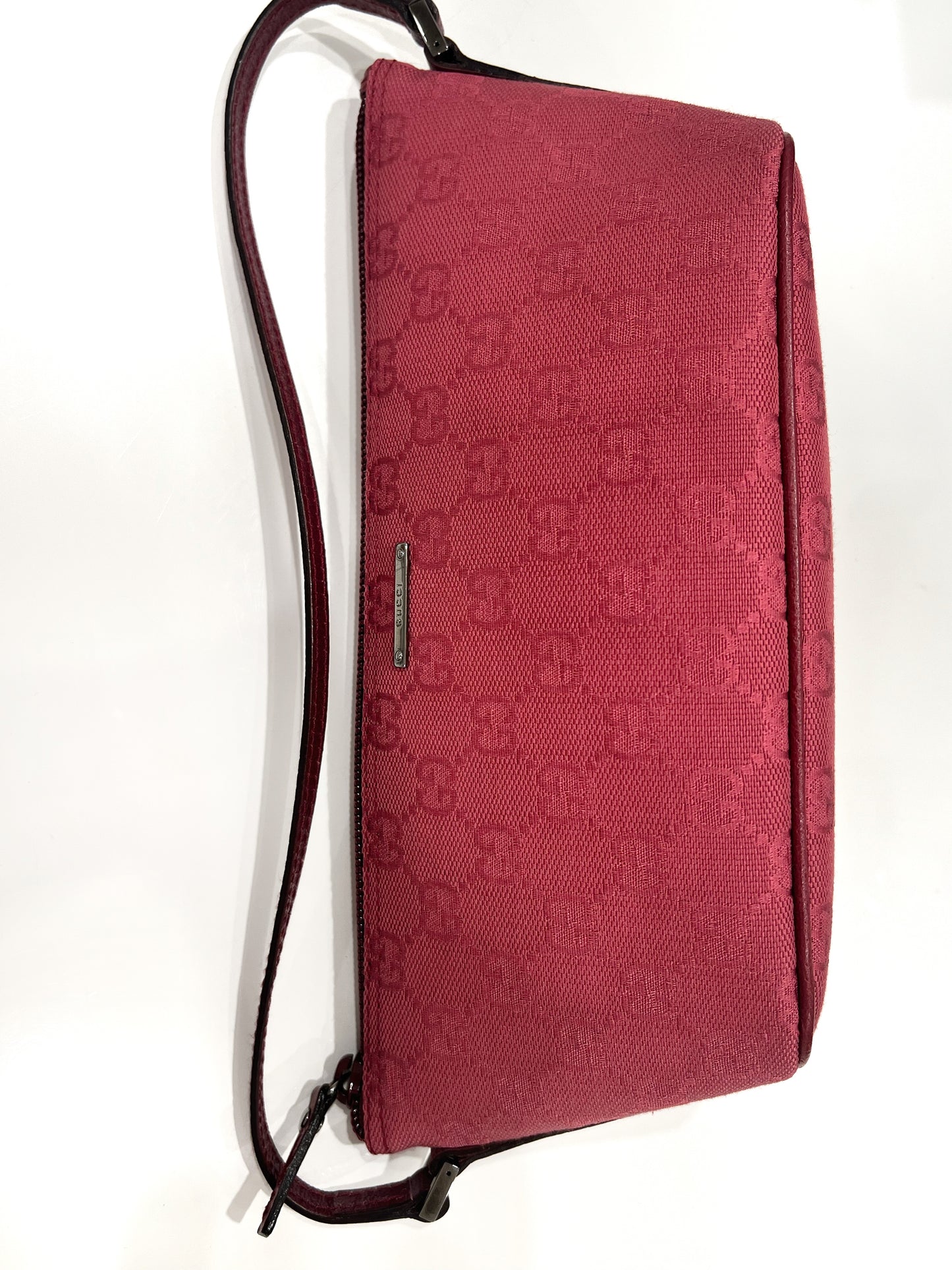 Deep Pink Gucci Monogram Shoulder Bag