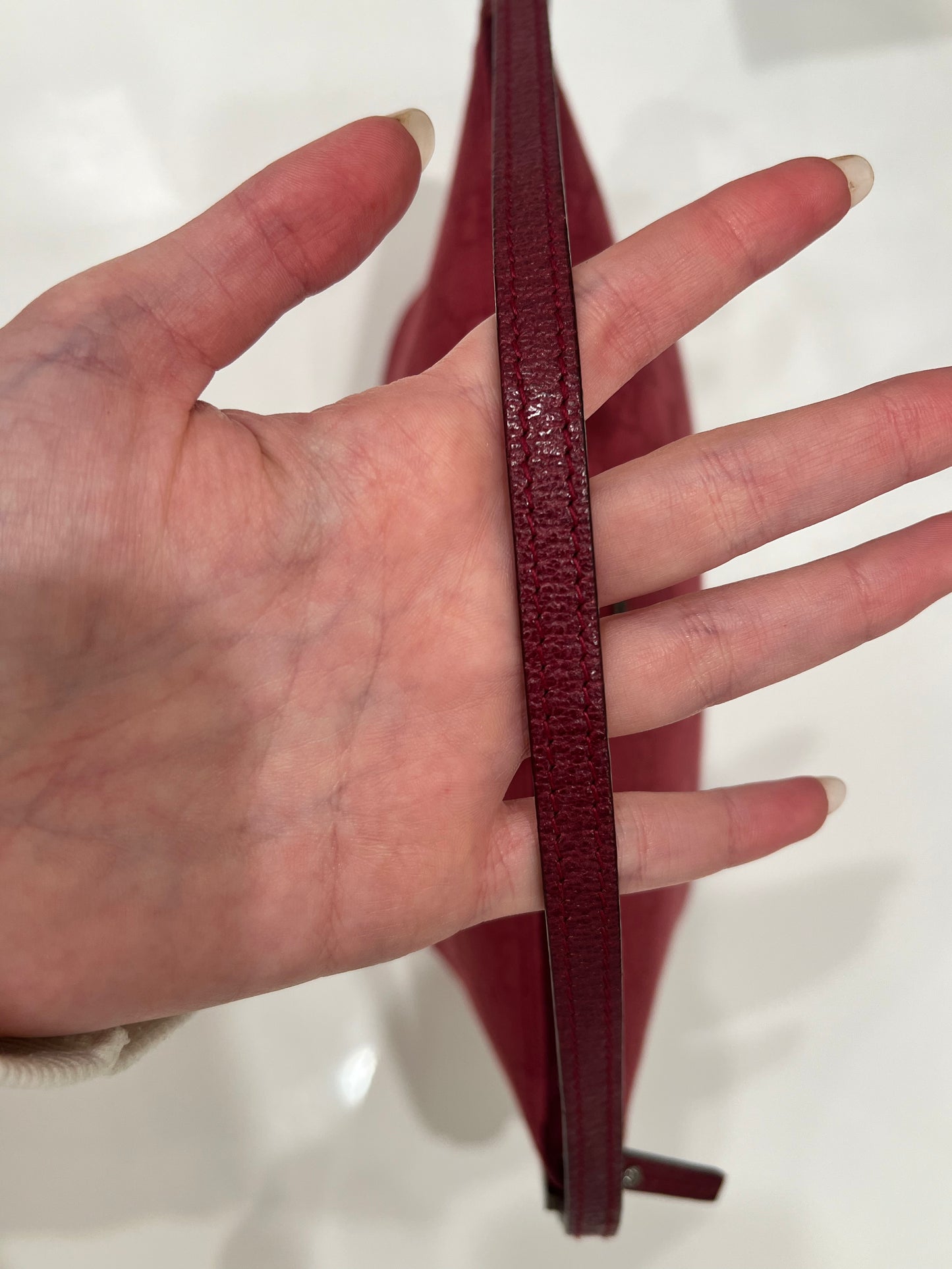 Deep Pink Gucci Monogram Shoulder Bag