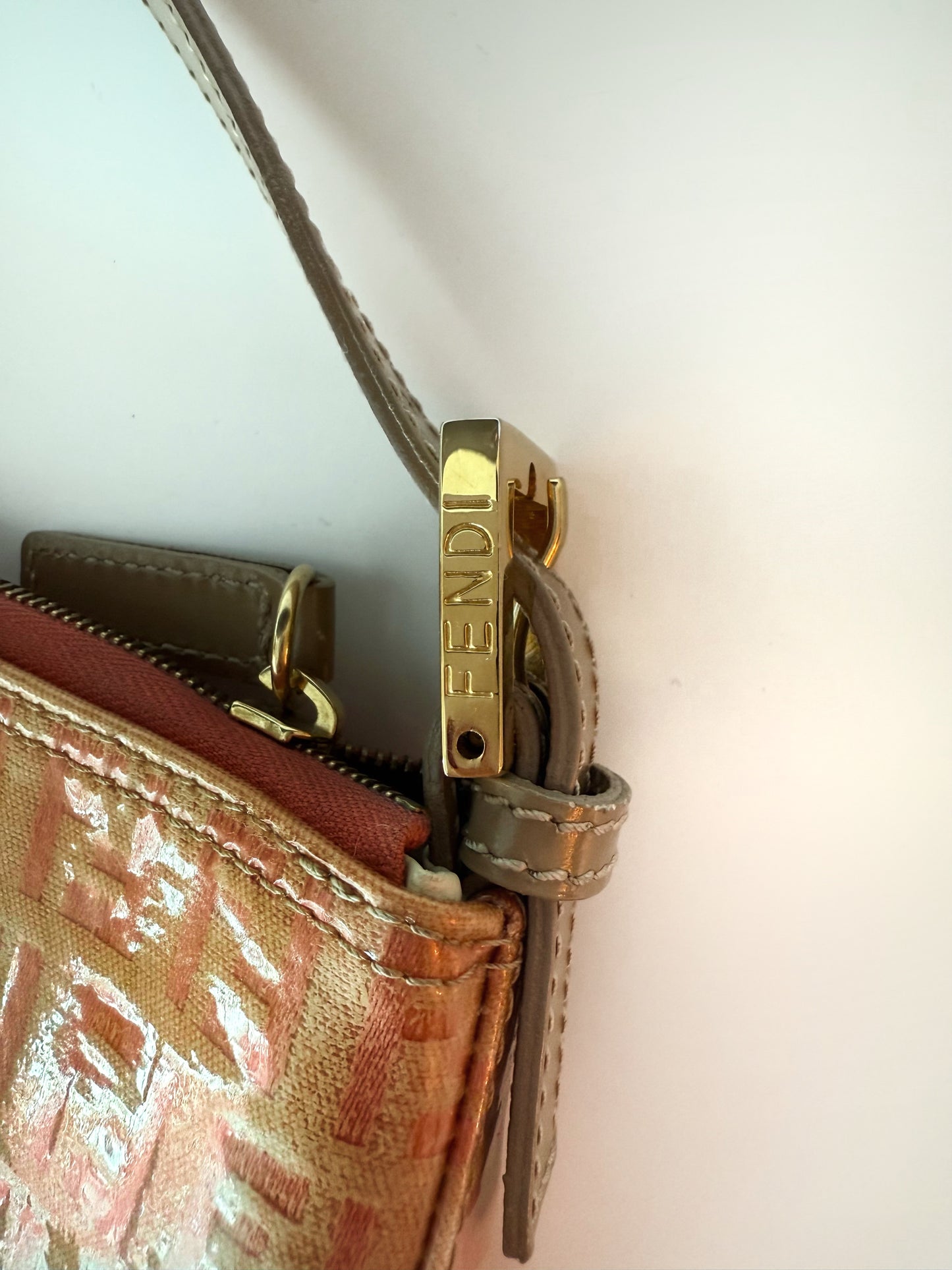 Orange Fendi Monogram Bag