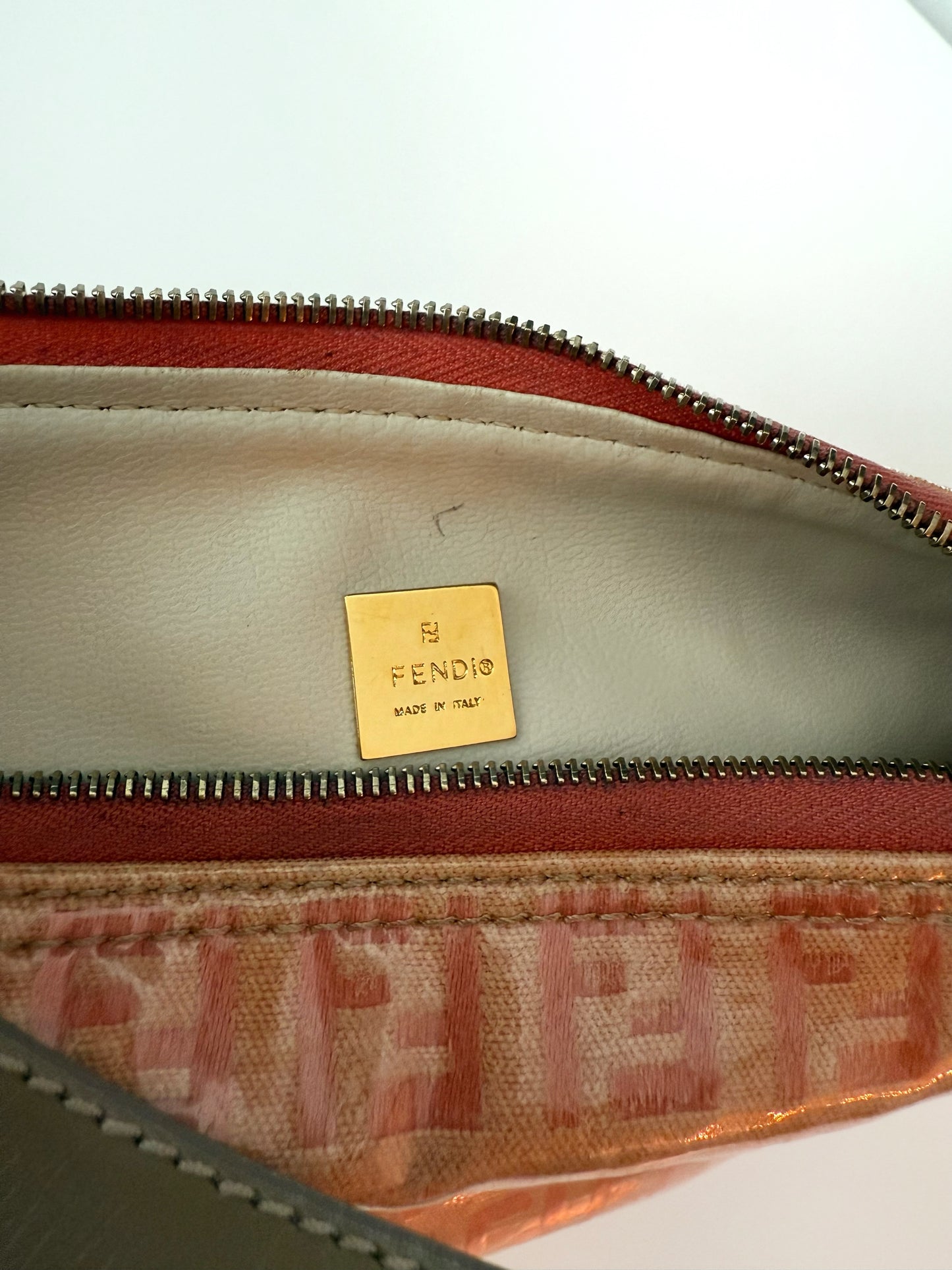 Orange Fendi Monogram Bag