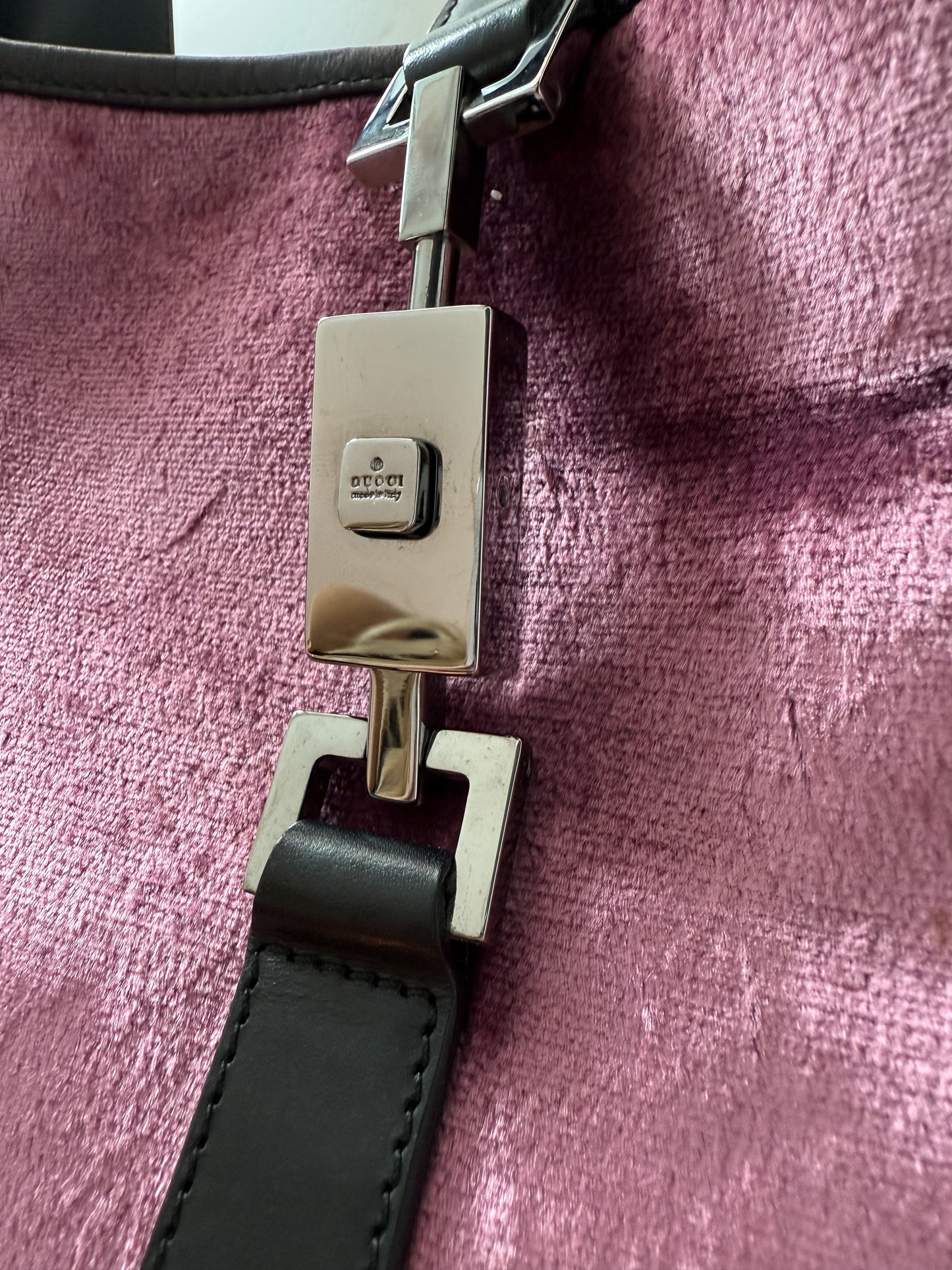 Velvet Pink Gucci Jackie