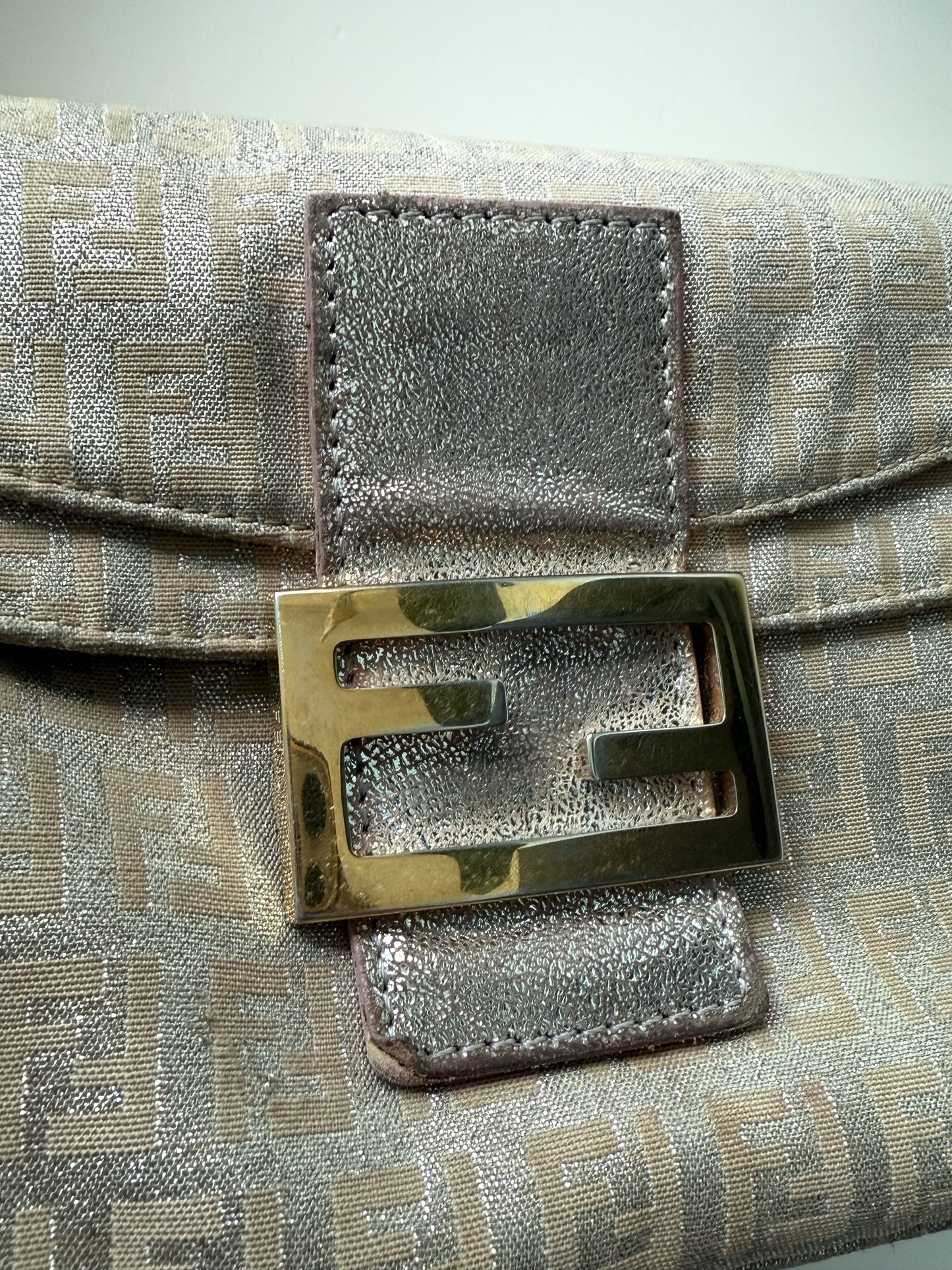 Champagne Shimmer Fendi Baguette