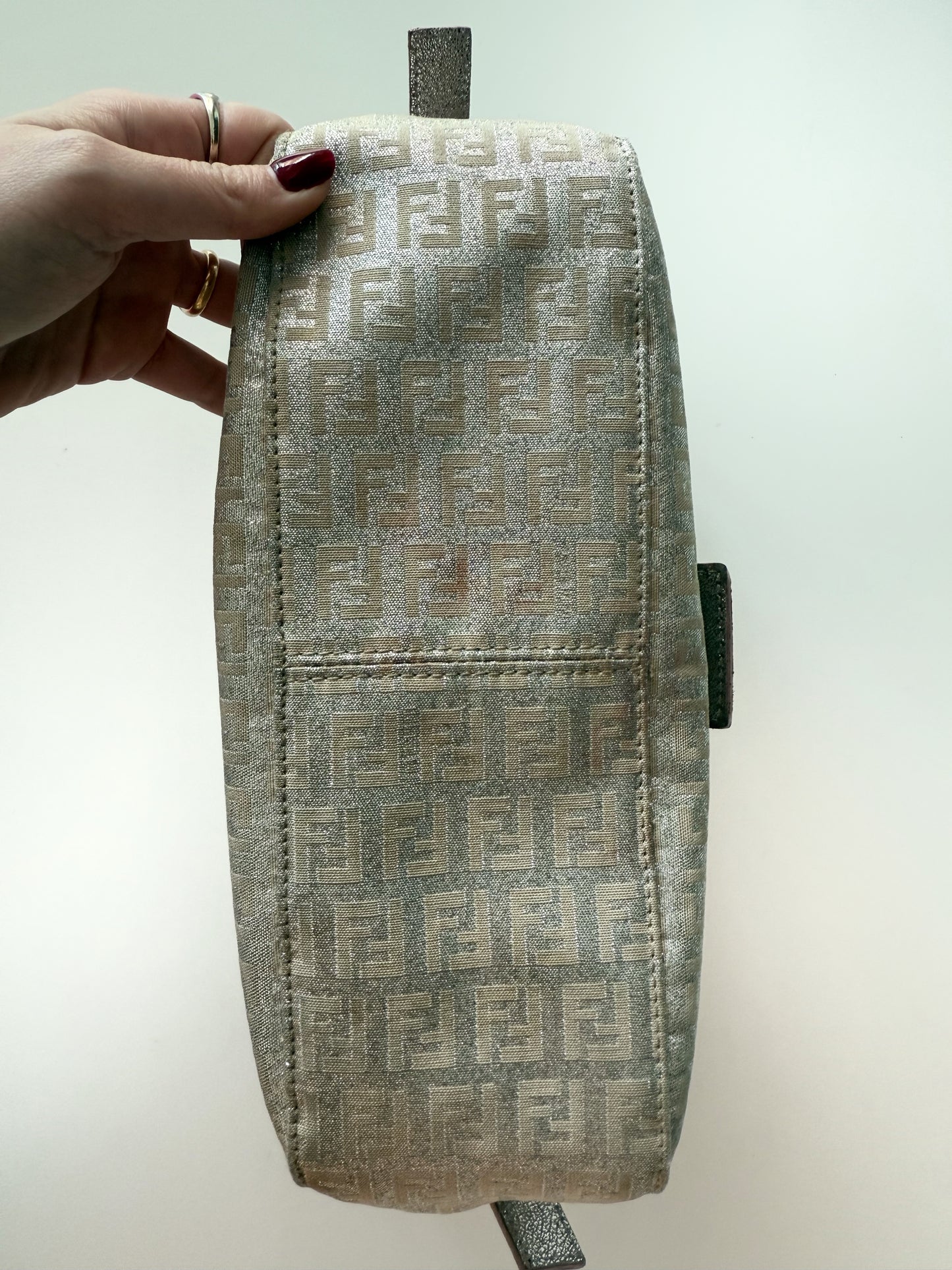 Champagne Shimmer Fendi Baguette