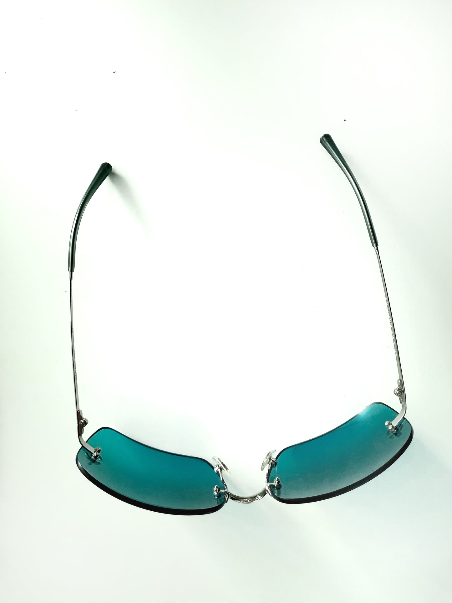 Y2K Blue Chanel Sunglasses