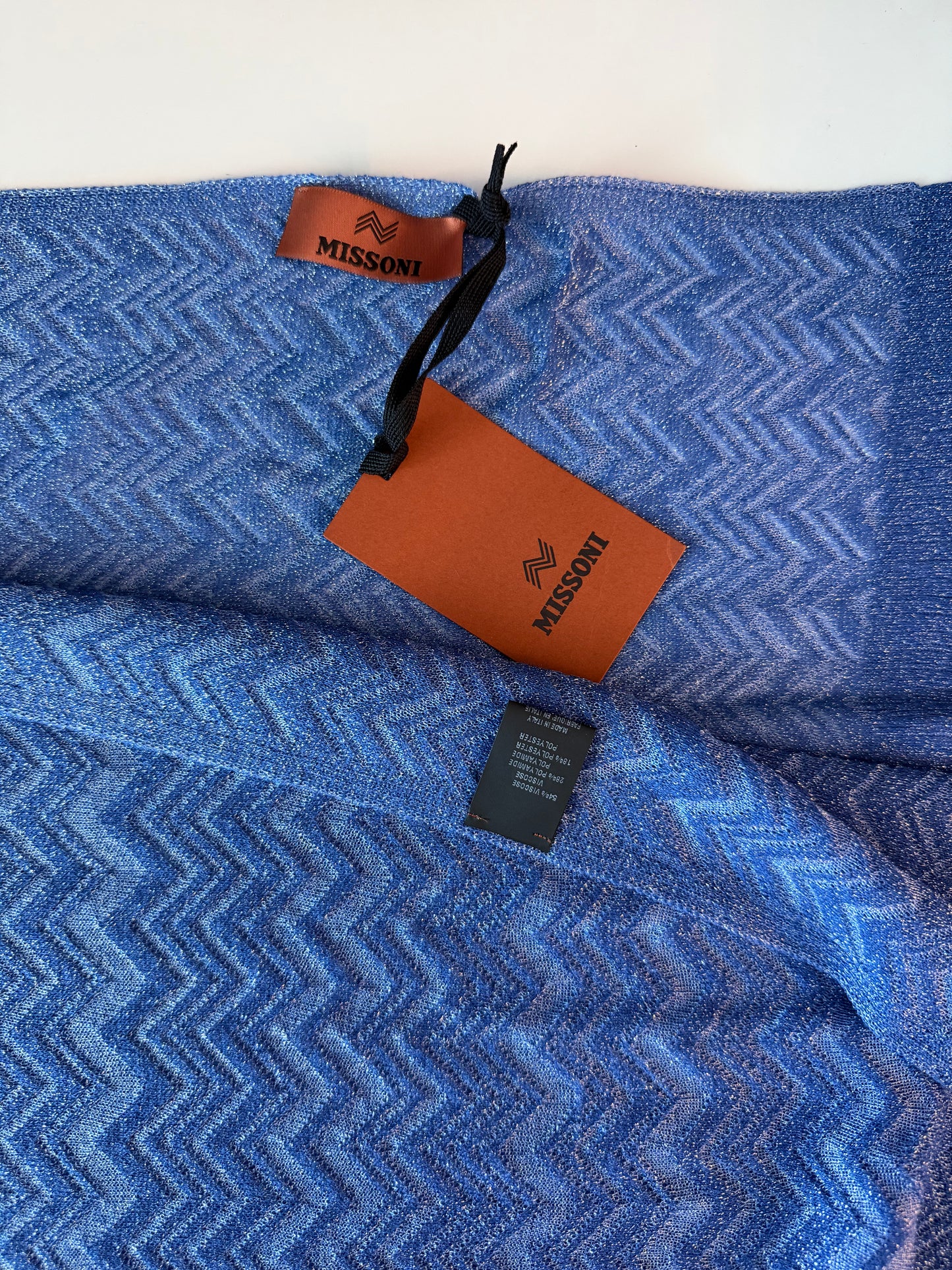 Blue Missoni Scarf Wrap