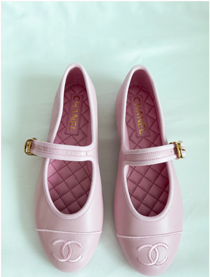 Pink Chanel Mary Jane Flats (SOLD)