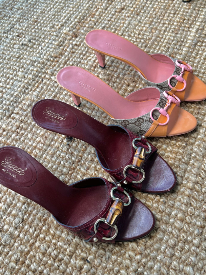 Maroon Gucci Horsebit Mules (SOLD)