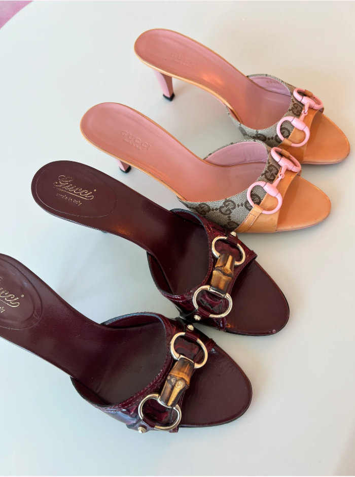 Orange/Pink Gucci Horsebit Mules (SOLD)