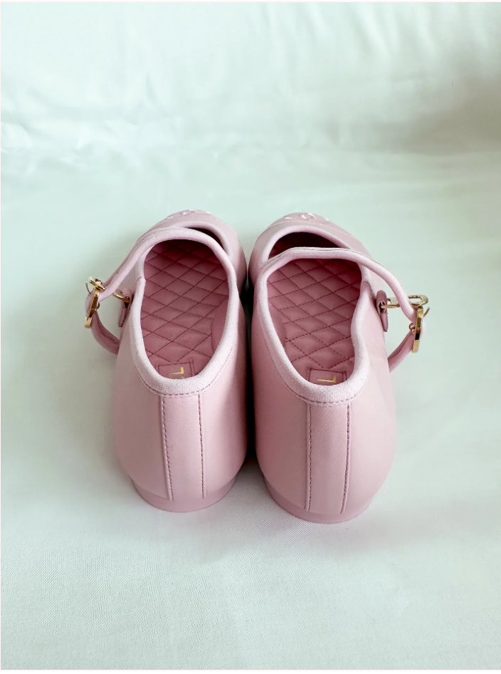 Pink Chanel Mary Jane Flats (SOLD)