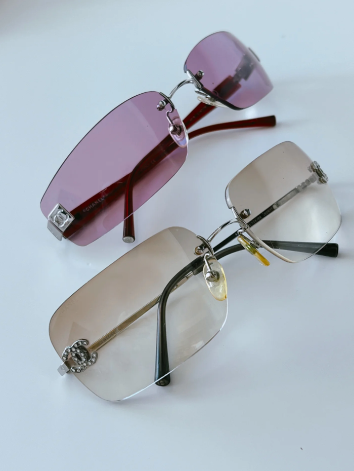 Pink Vintage Chanel Sunglasses