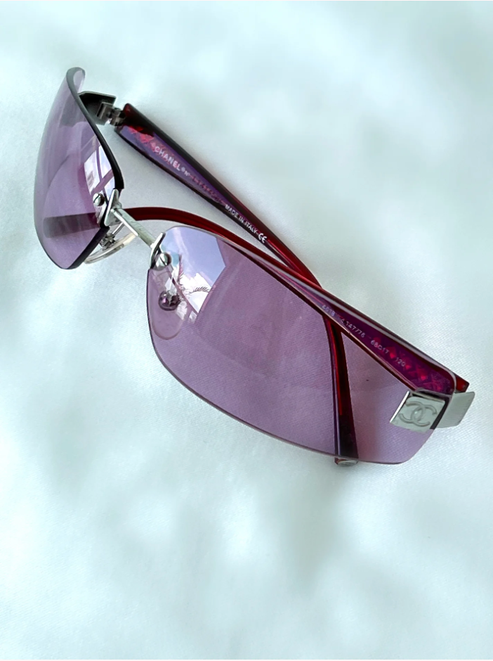 Pink Vintage Chanel Sunglasses