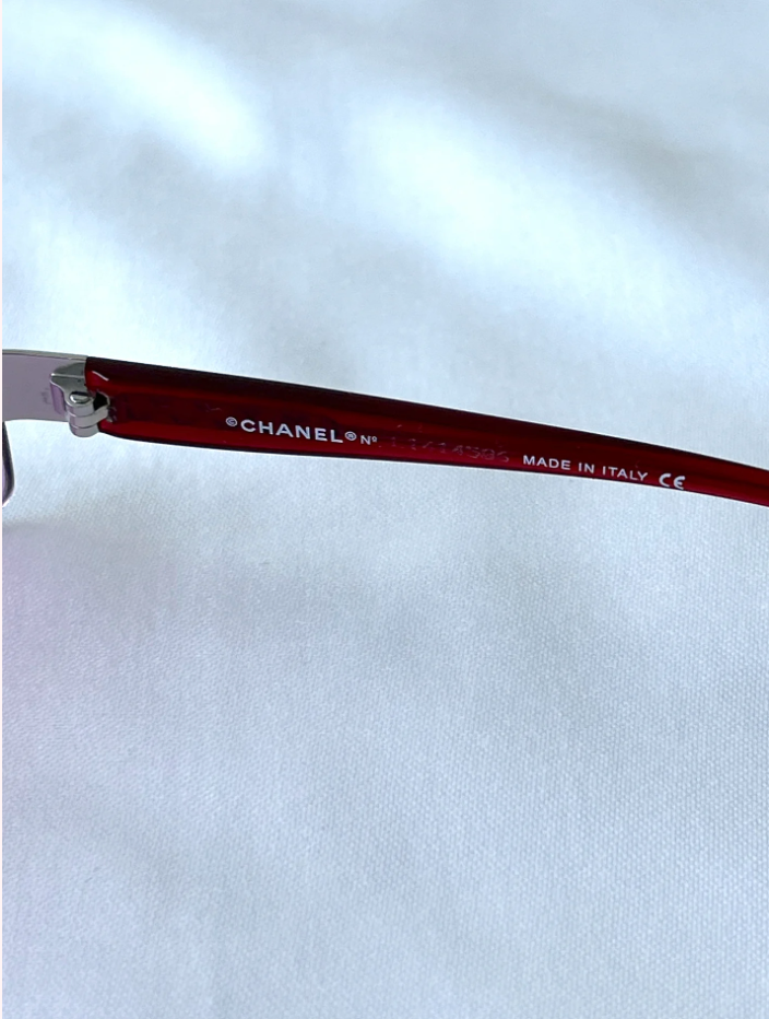 Pink Vintage Chanel Sunglasses