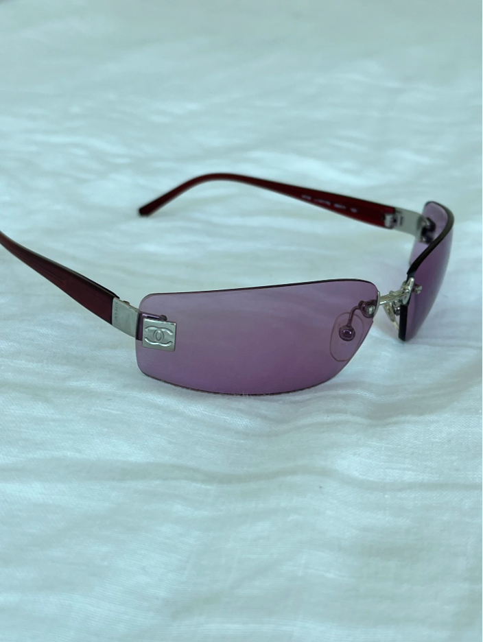 Pink Vintage Chanel Sunglasses