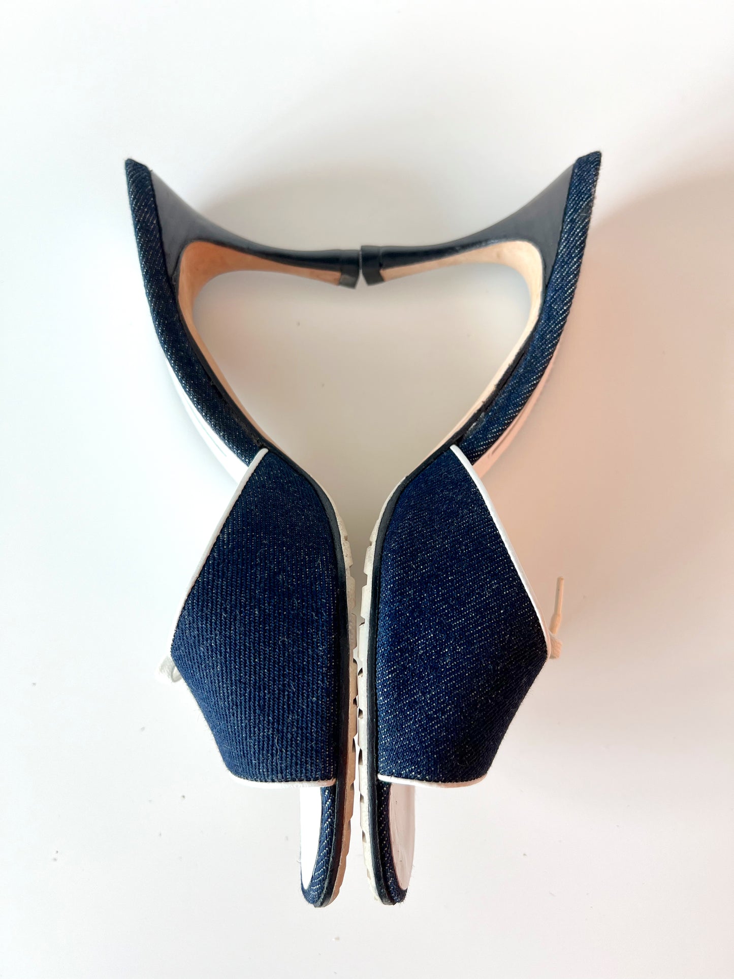 Denim Manolo Blahnik Heels (38) (SOLD)