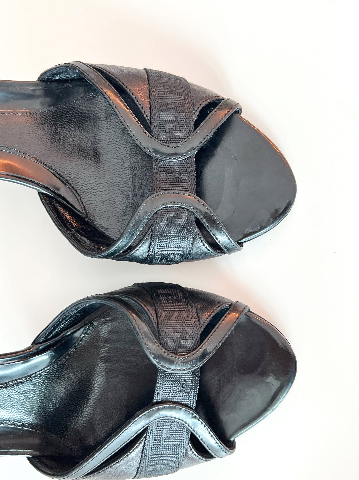Fendi Monogram Heels (Size 36.5) (SOLD)