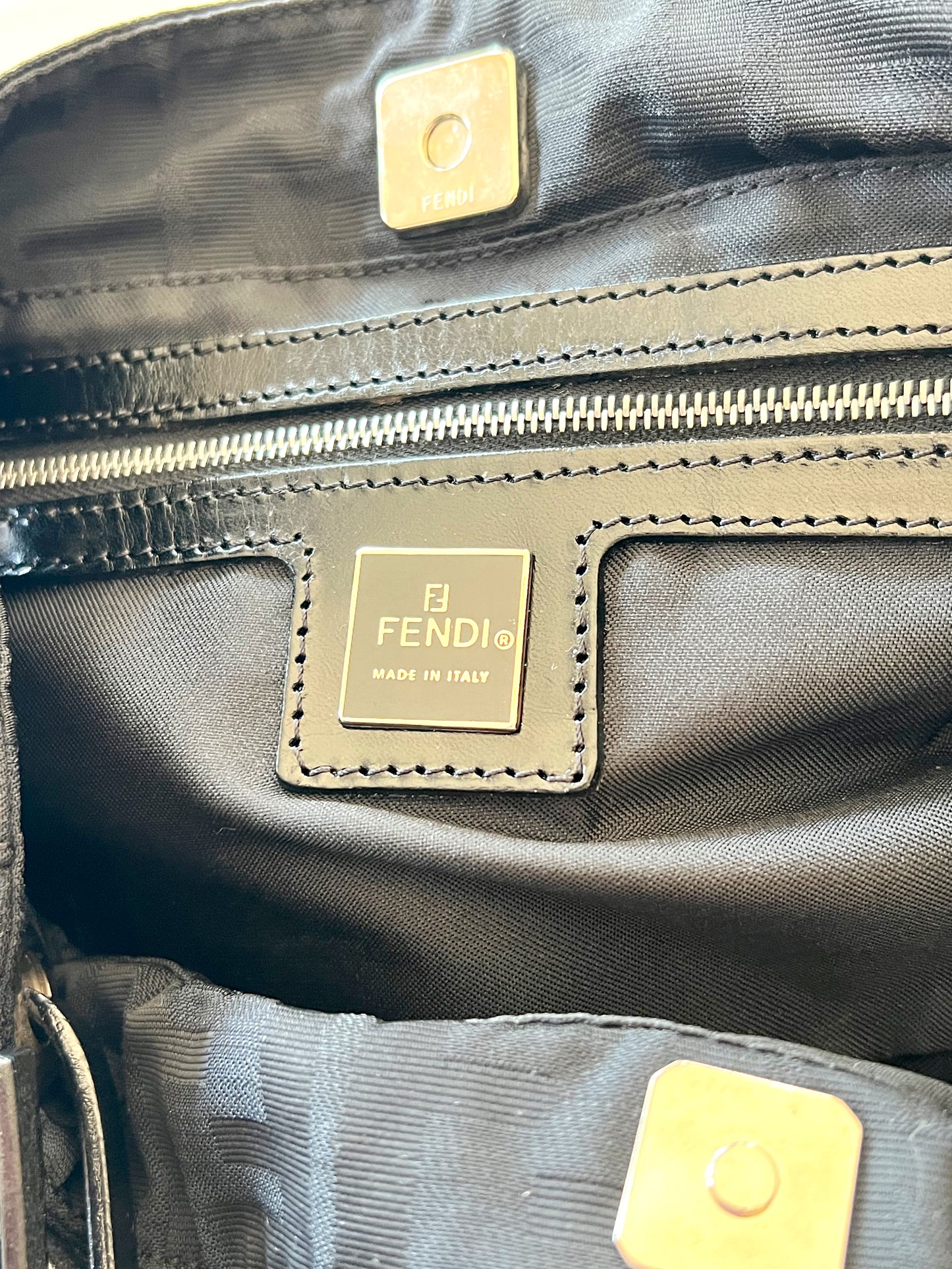 Fendi Zucca Shoulder Tote