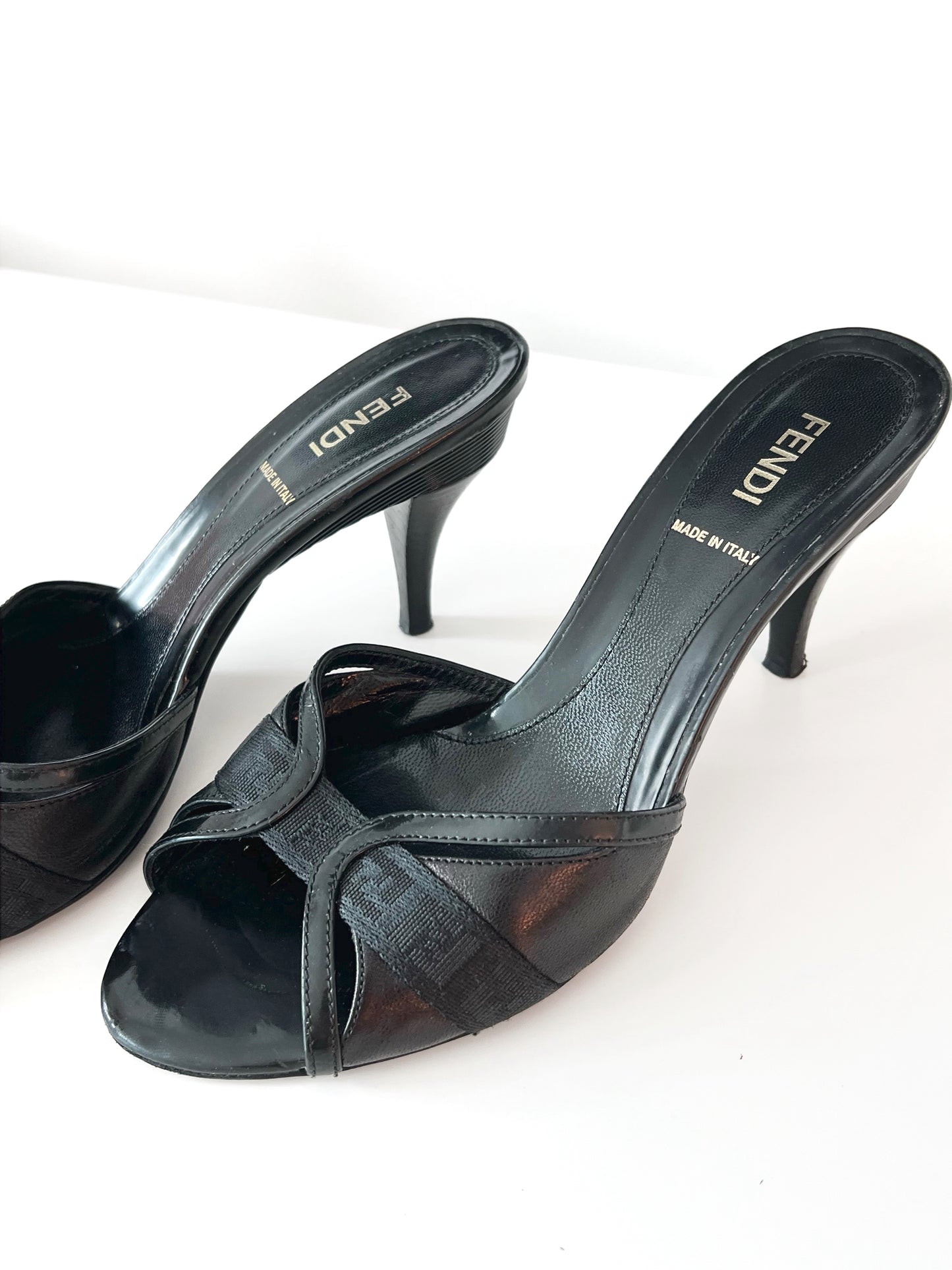 Fendi Monogram Heels (Size 36.5) (SOLD)