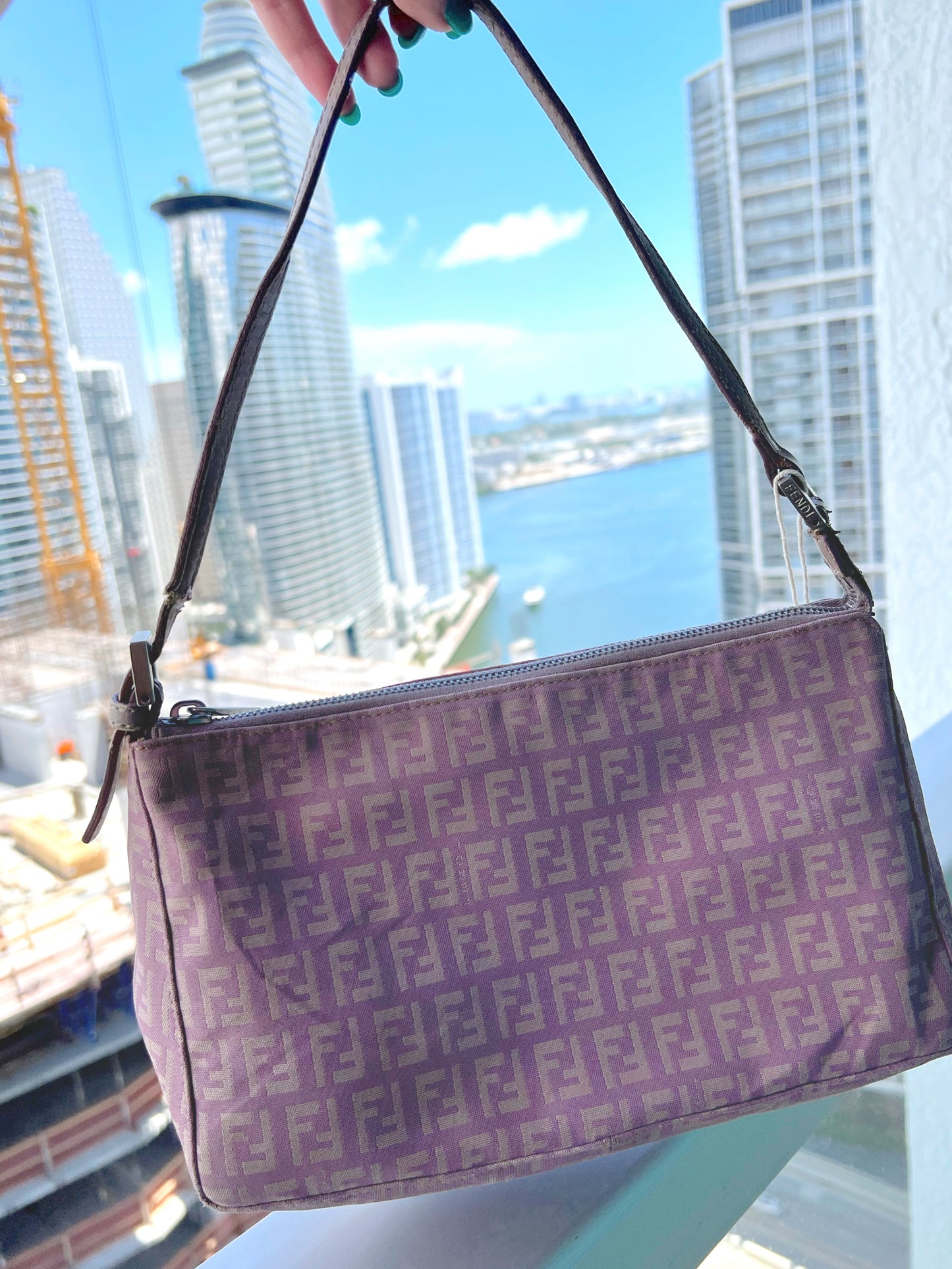 Pink Fendi Shoulder Bag