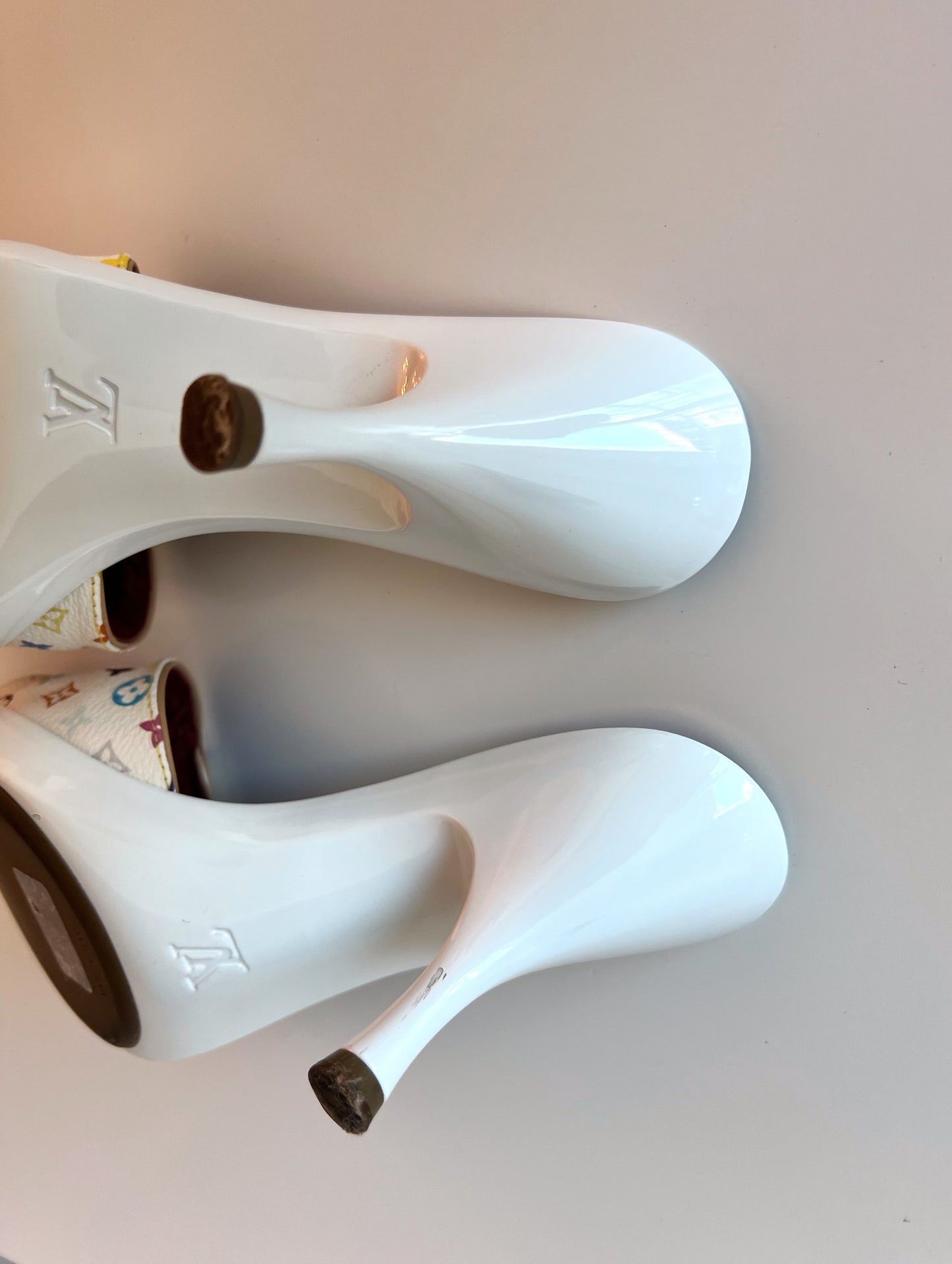 Louis Vuitton Multi-Color Mules (35)