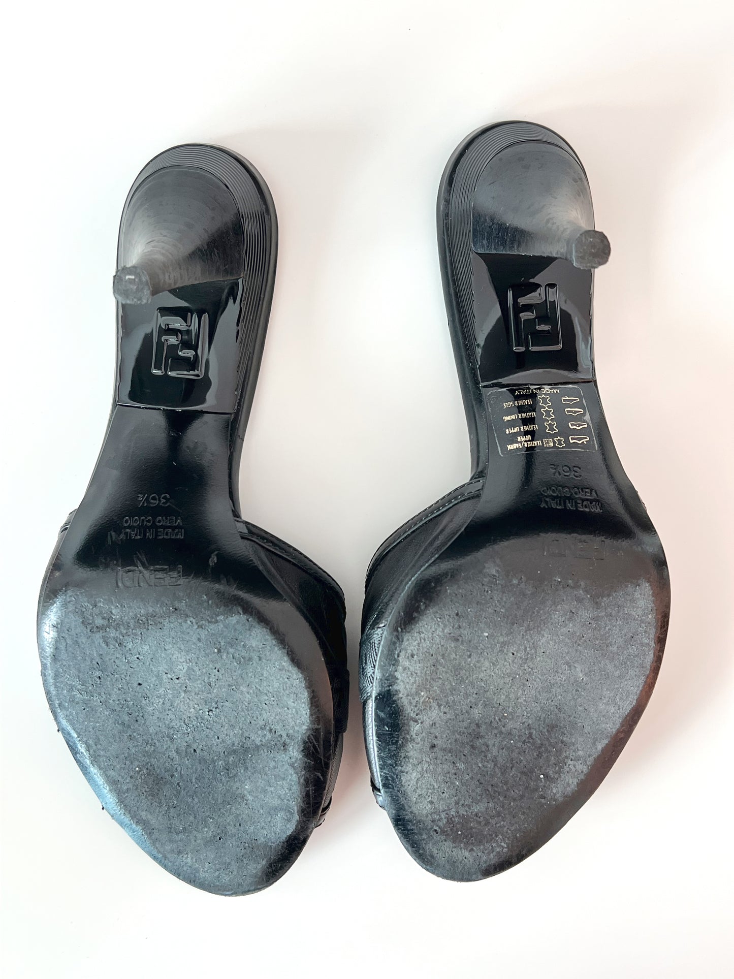 Fendi Monogram Heels (Size 36.5) (SOLD)