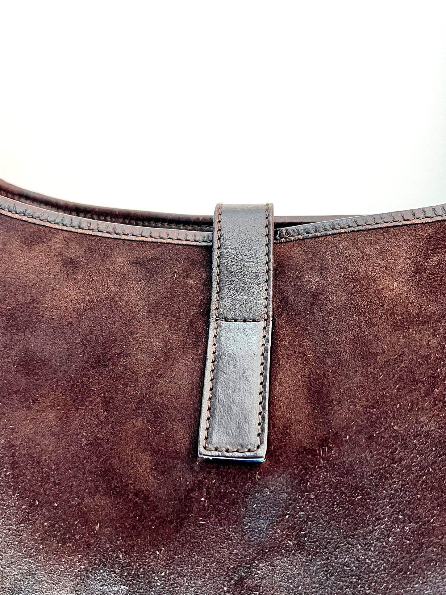 Chocolate Brown Suede Gucci Jackie (SOLD)