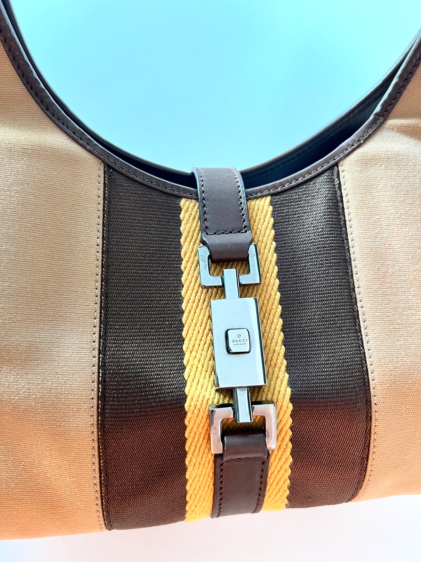Tan & Yellow Gucci Jackie (SOLD)