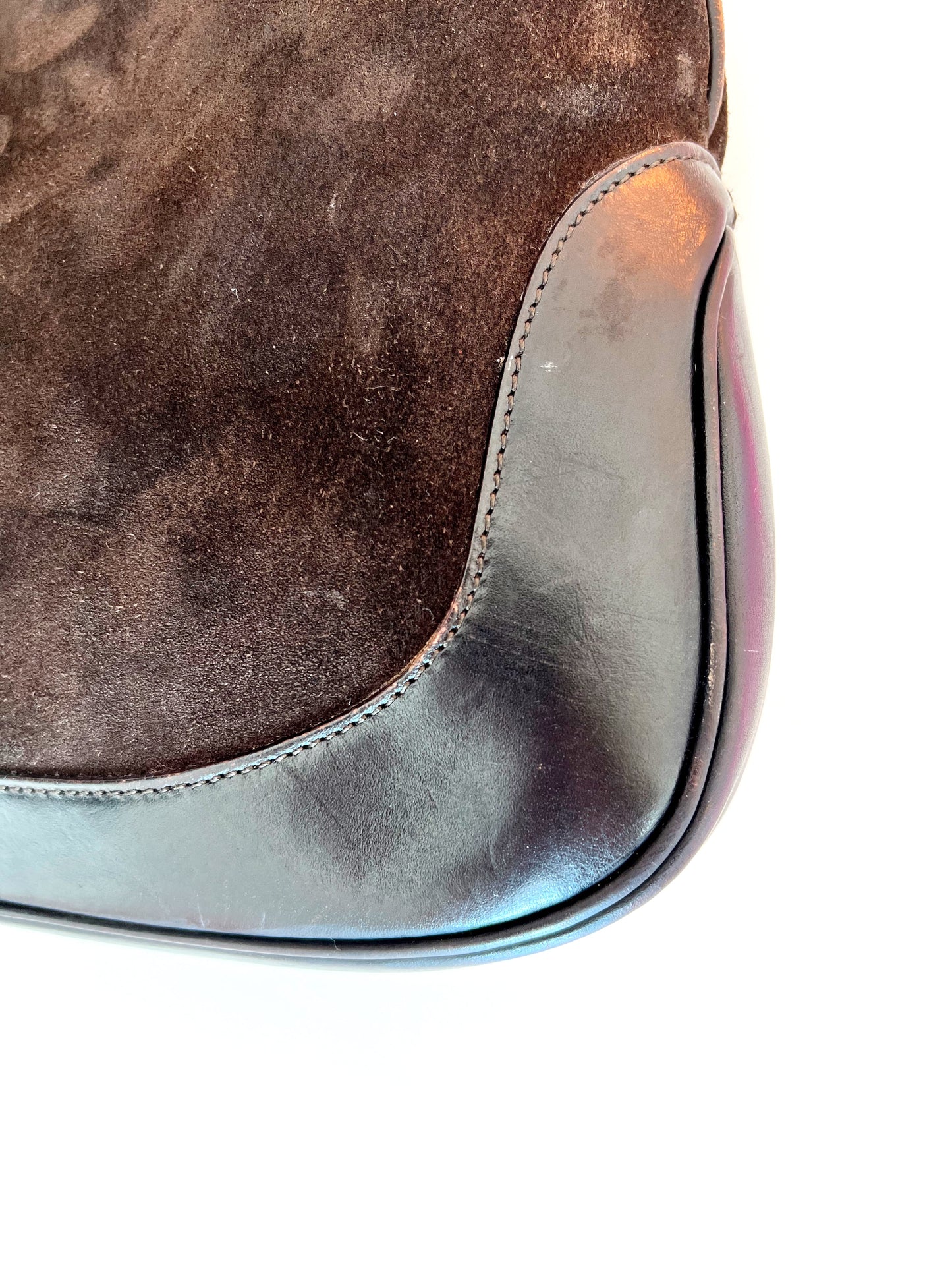 Chocolate Brown Suede Gucci Jackie (SOLD)