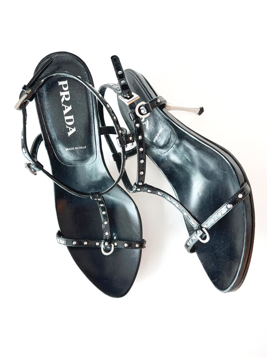 Strappy Prada Heels (Size 35)
