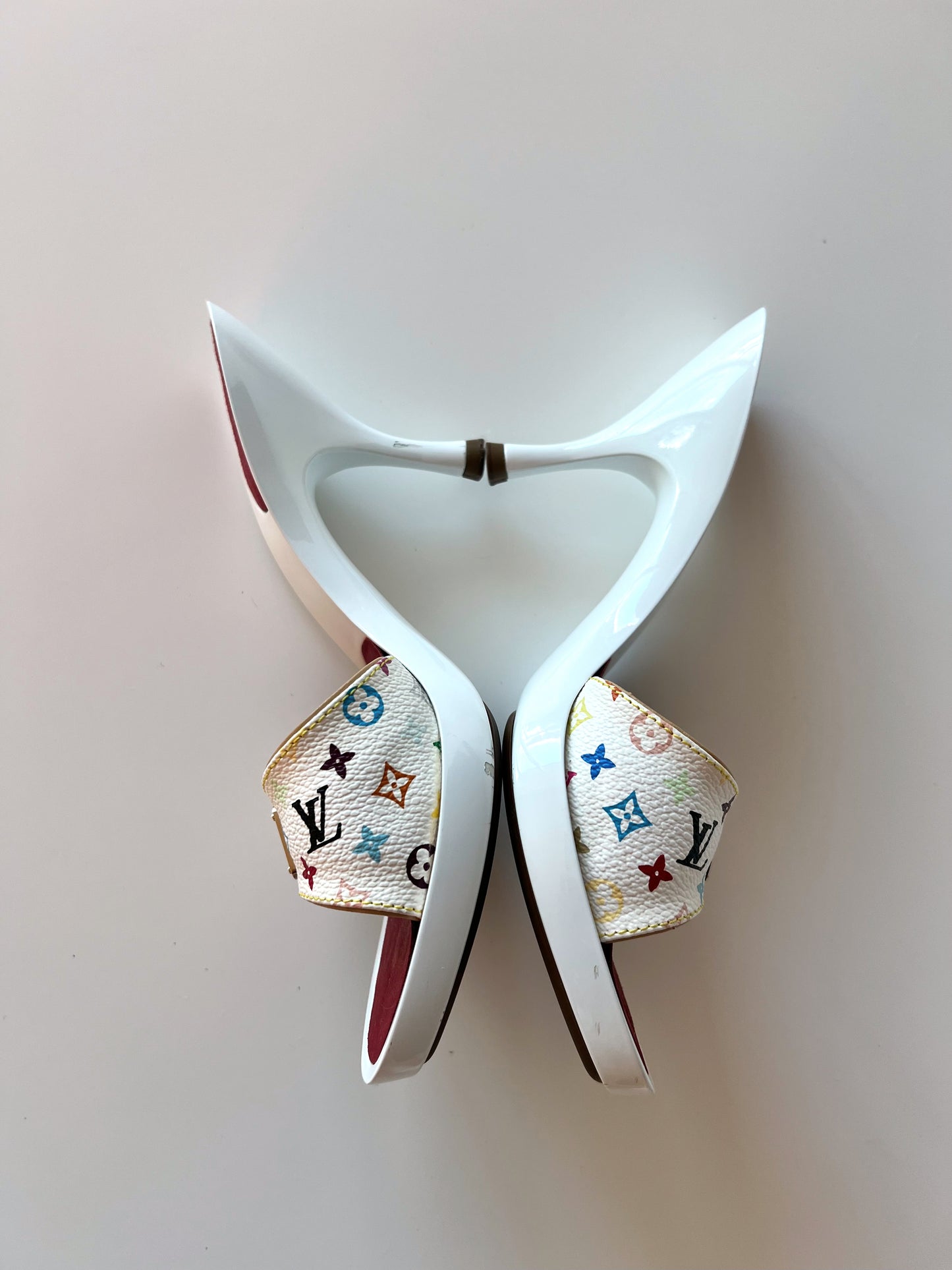 Louis Vuitton Multi-Color Mules (35)