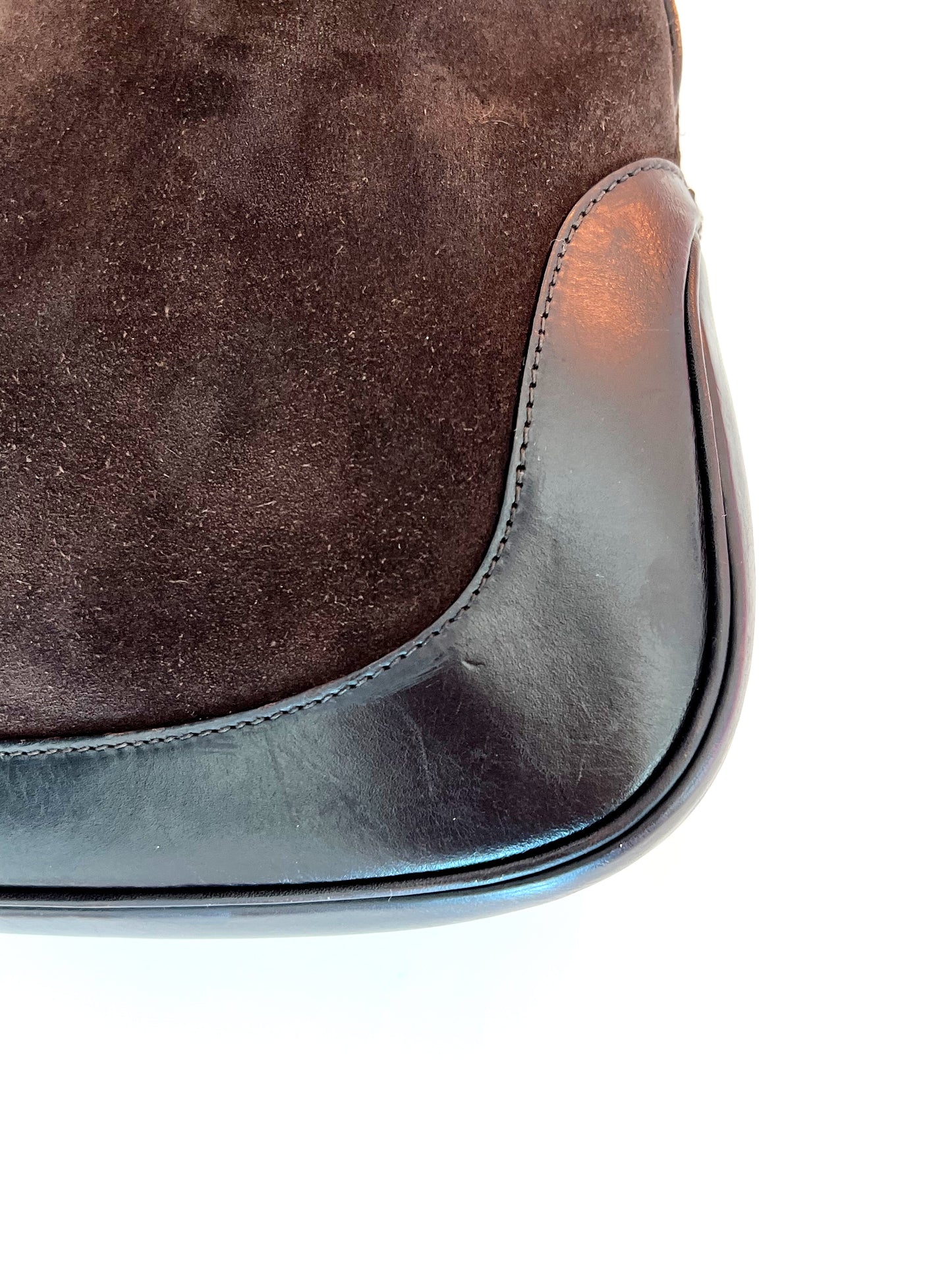 Chocolate Brown Suede Gucci Jackie (SOLD)