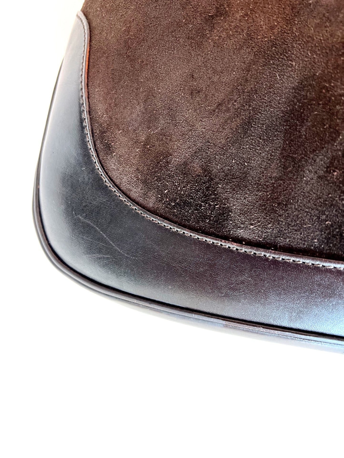 Chocolate Brown Suede Gucci Jackie (SOLD)