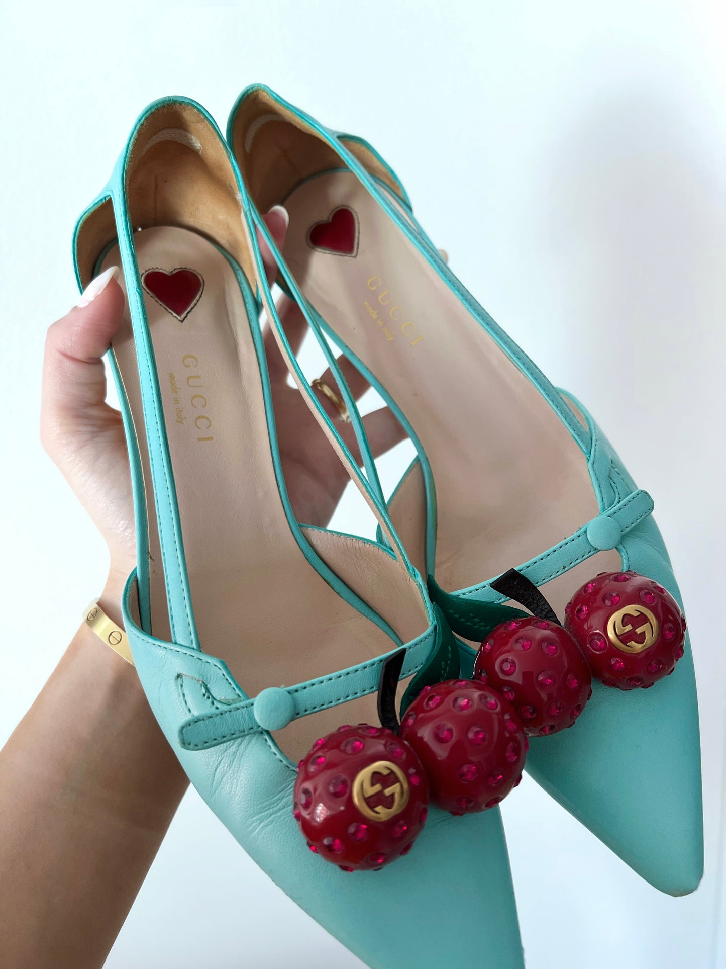 Gucci Cherry Heels EU 37