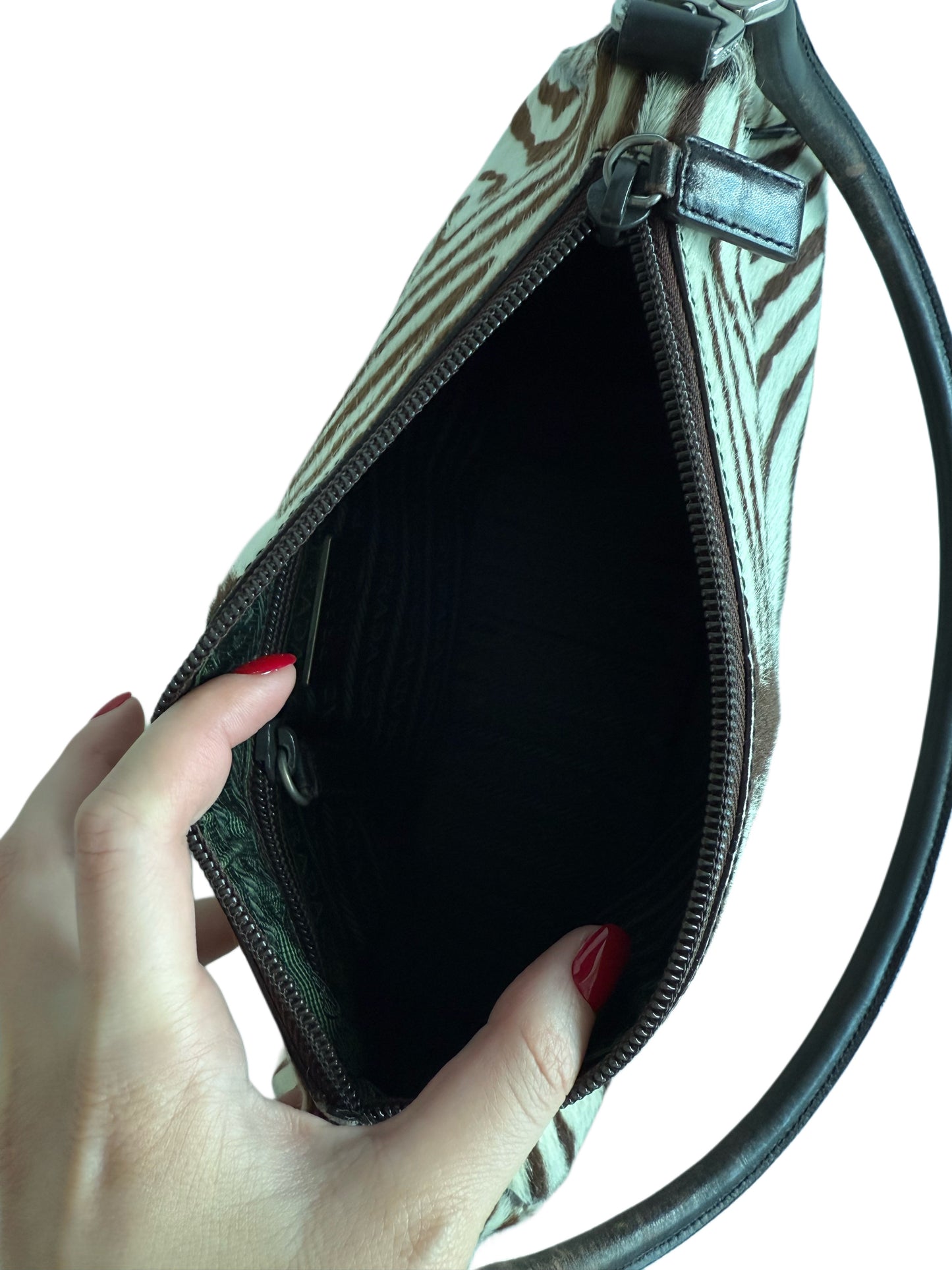 Zebra Prada Shoulder Bag