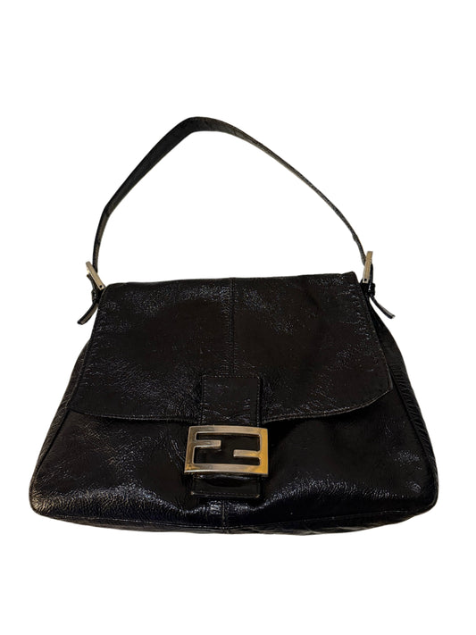 Black Fendi Mama Baguette